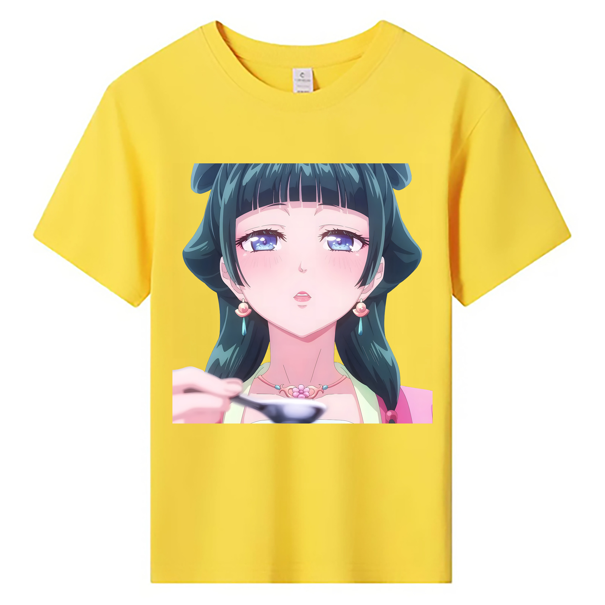 （画像用） 薬屋のひとりごと The Apothecary Diaries 綿100％キッズTシャツ（フロントプリント）