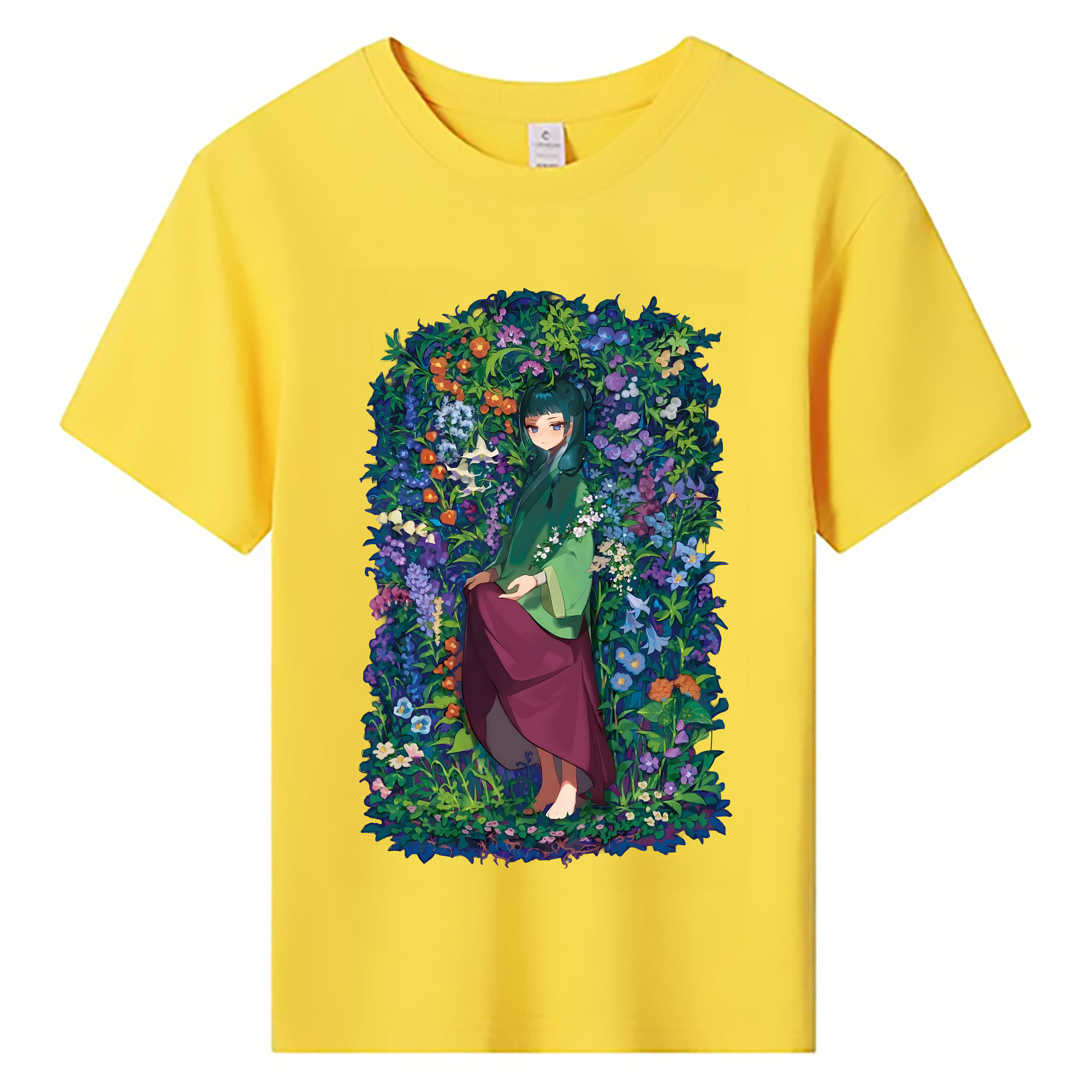 （画像用） 薬屋のひとりごと The Apothecary Diaries 綿100％キッズTシャツ（フロントプリント）