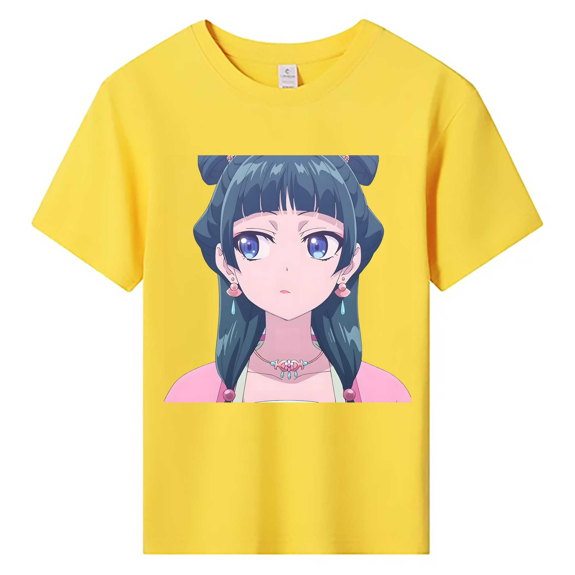 （画像用） 薬屋のひとりごと The Apothecary Diaries 綿100％キッズTシャツ（フロントプリント）