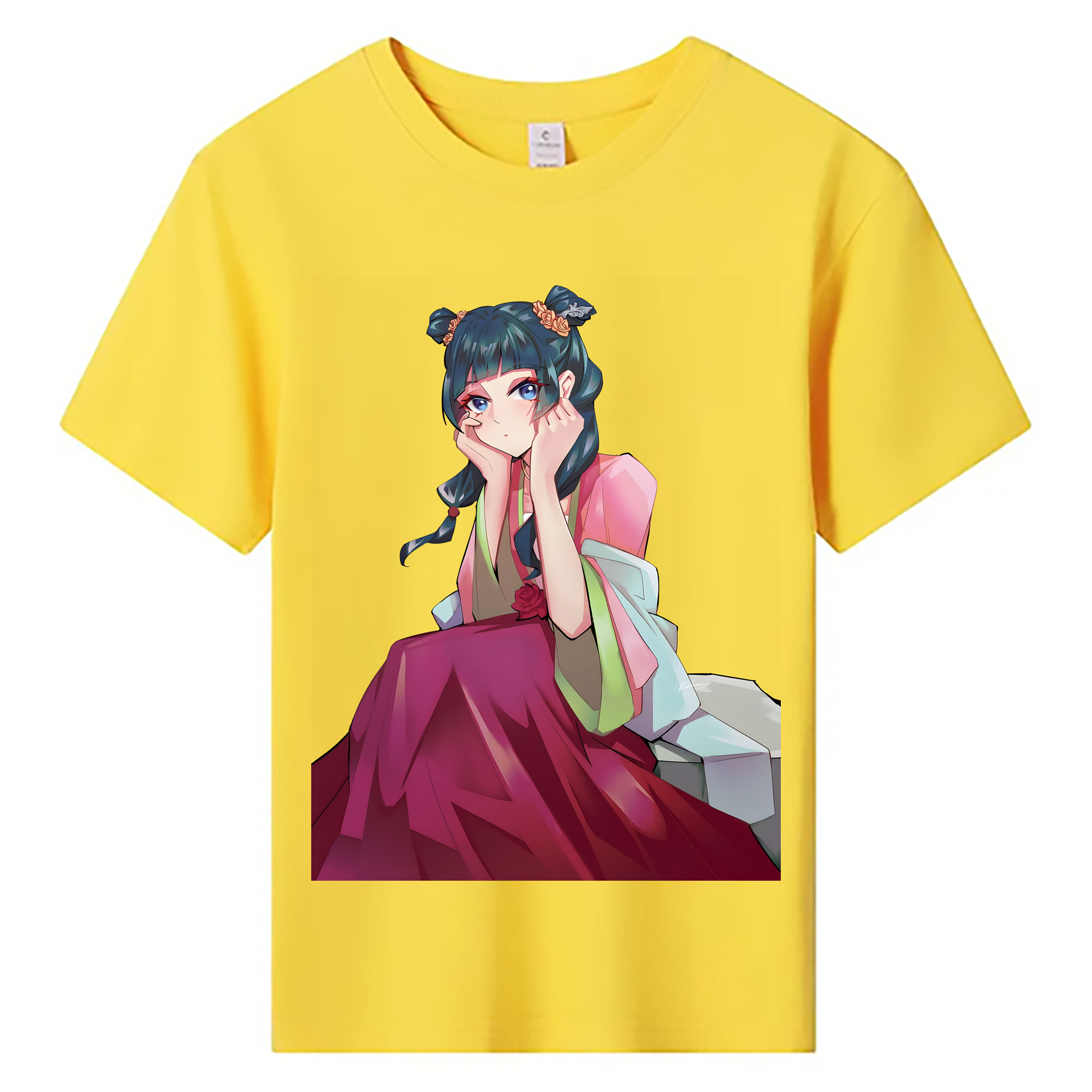 （画像用） 薬屋のひとりごと The Apothecary Diaries 綿100％キッズTシャツ（フロントプリント）