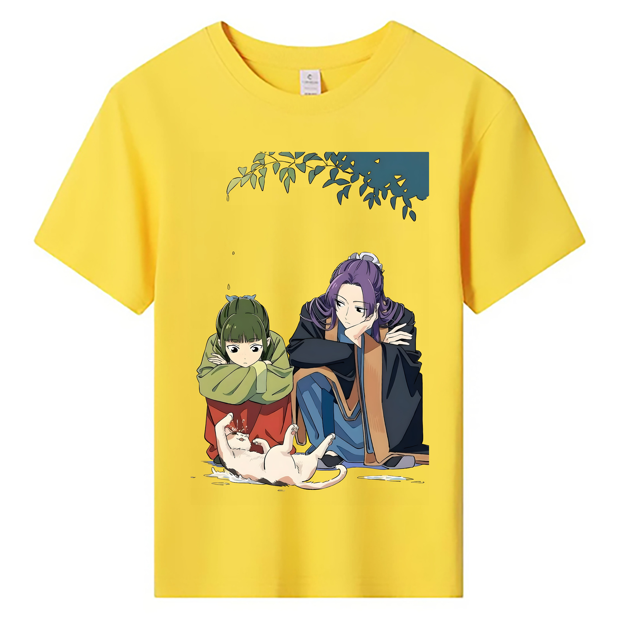 （画像用） 薬屋のひとりごと The Apothecary Diaries 綿100％キッズTシャツ（フロントプリント）