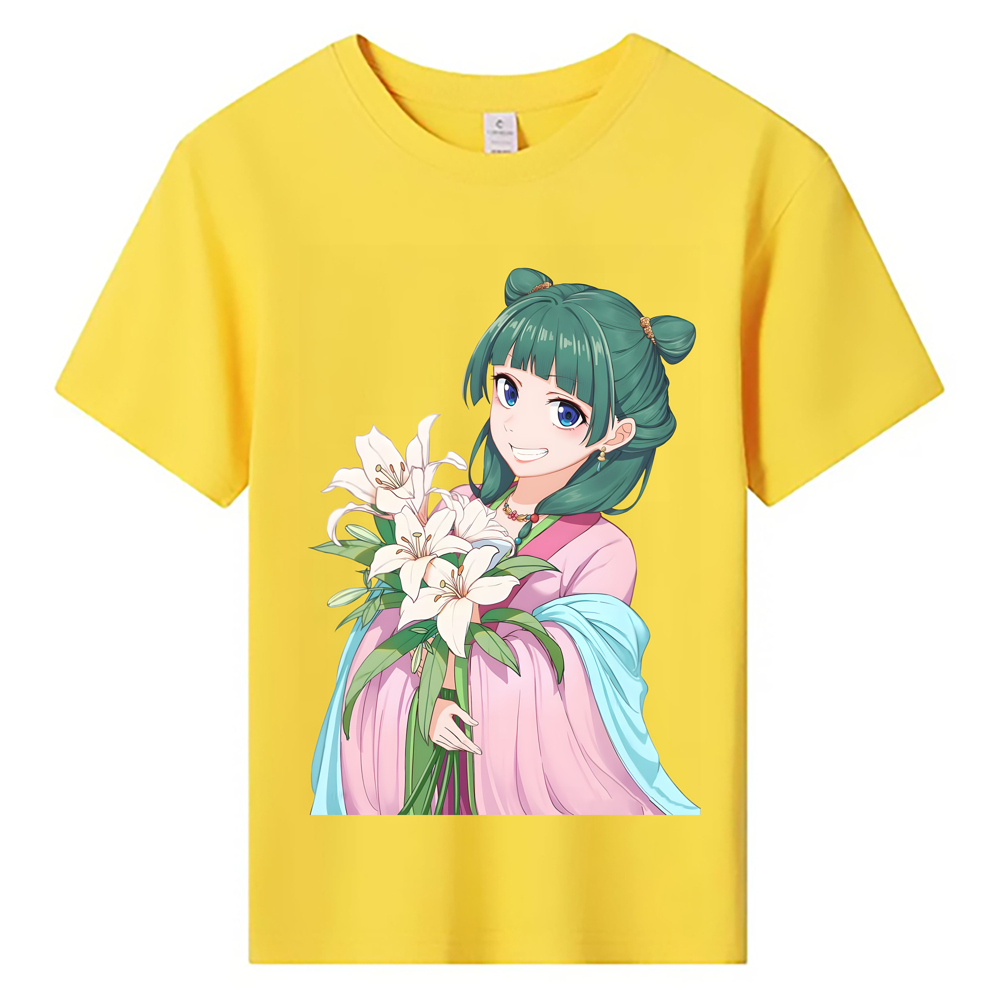 （画像用） 薬屋のひとりごと The Apothecary Diaries 綿100％キッズTシャツ（フロントプリント）