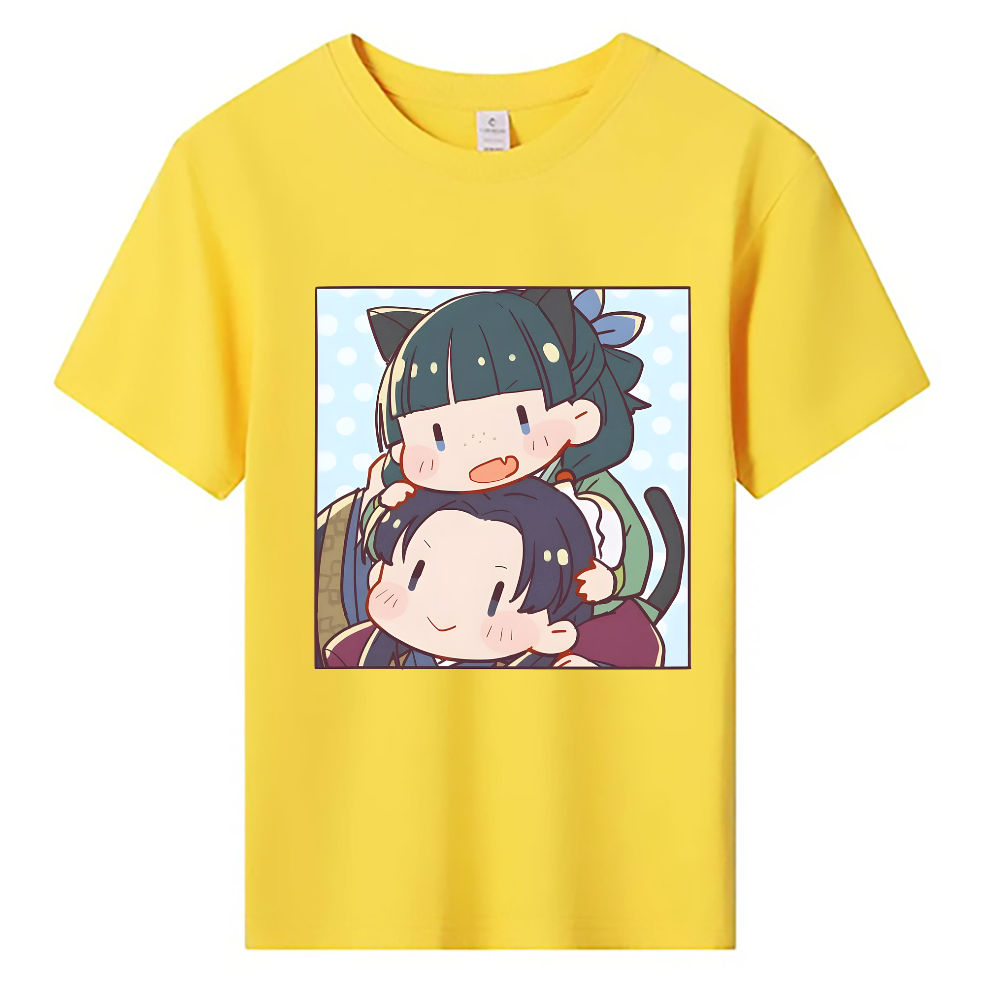 （画像用） 薬屋のひとりごと The Apothecary Diaries 綿100％キッズTシャツ（フロントプリント）