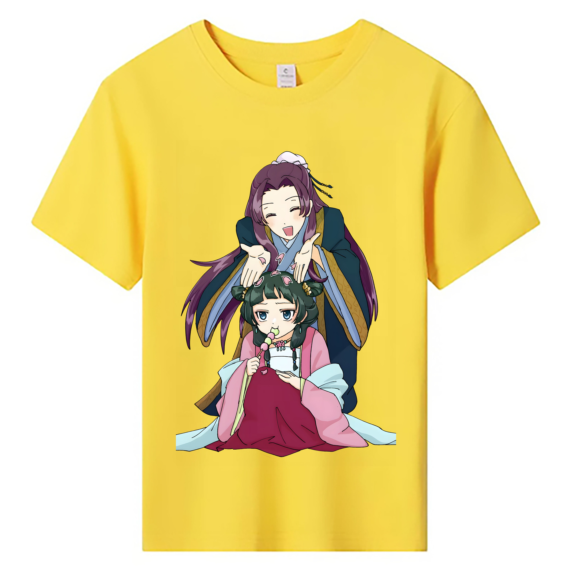 （画像用） 薬屋のひとりごと The Apothecary Diaries 綿100％キッズTシャツ（フロントプリント）