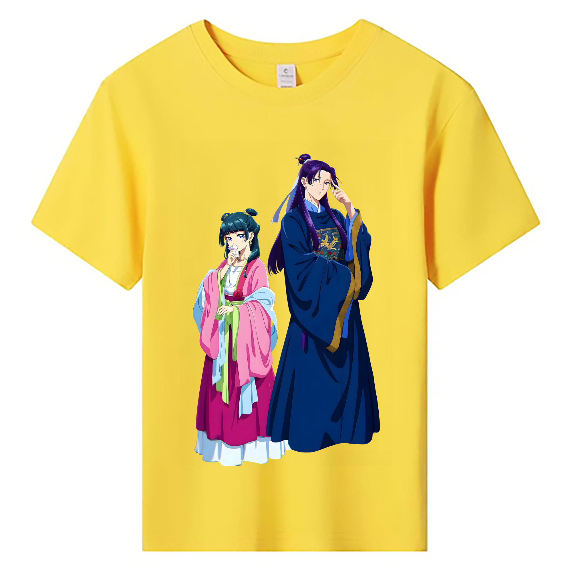 （画像用） 薬屋のひとりごと The Apothecary Diaries 綿100％キッズTシャツ（フロントプリント）
