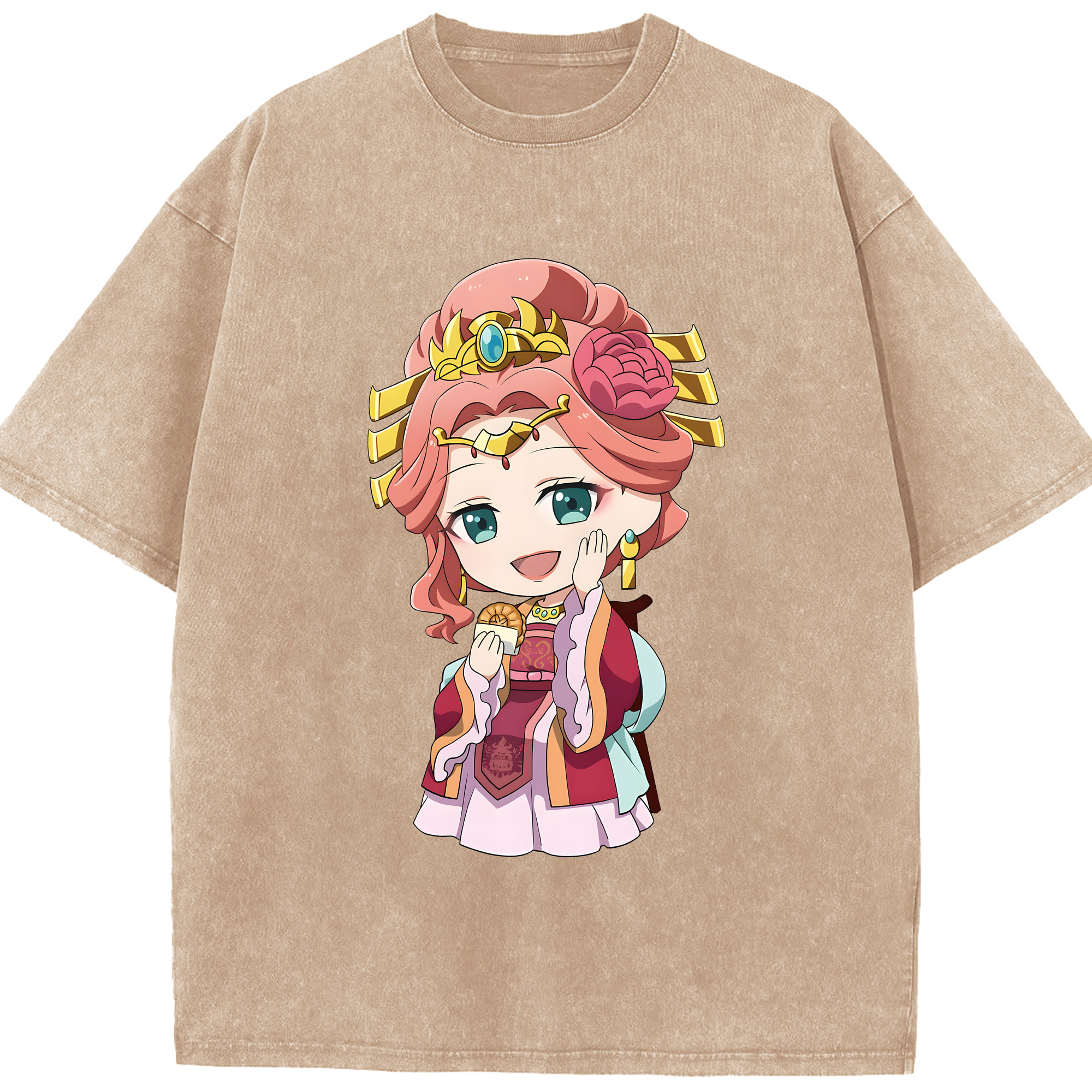 （画像用） 薬屋のひとりごと The Apothecary Diaries 綿100% ヴィンテージ風 半袖Tシャツ（フロントプリント）
