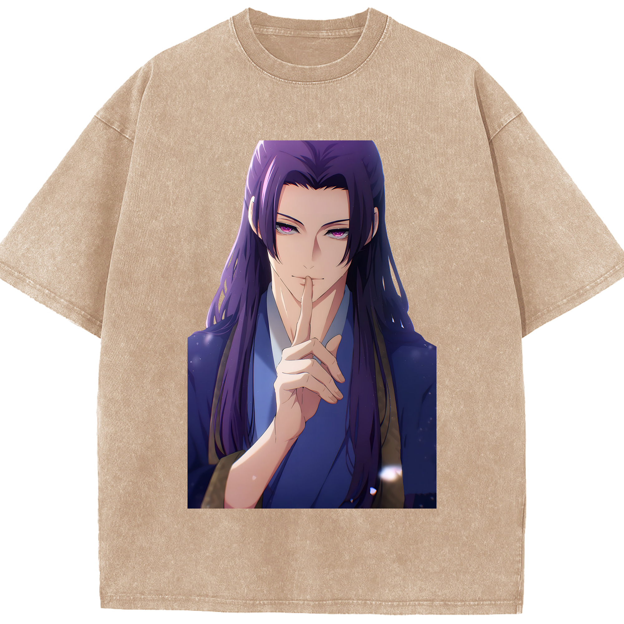 （画像用） 薬屋のひとりごと The Apothecary Diaries 綿100% ヴィンテージ風 半袖Tシャツ（フロントプリント）