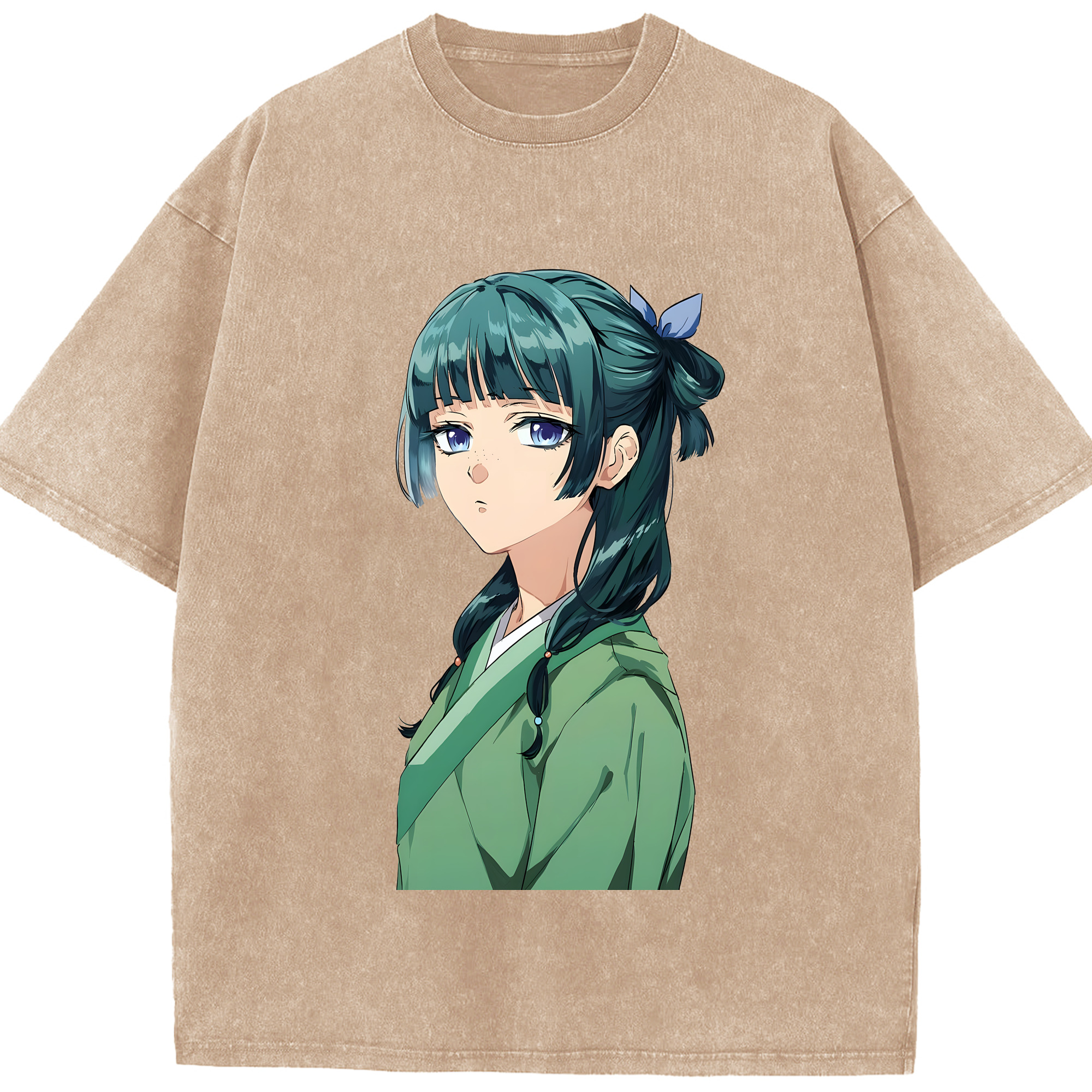 （画像用） 薬屋のひとりごと The Apothecary Diaries 綿100% ヴィンテージ風 半袖Tシャツ（フロントプリント）