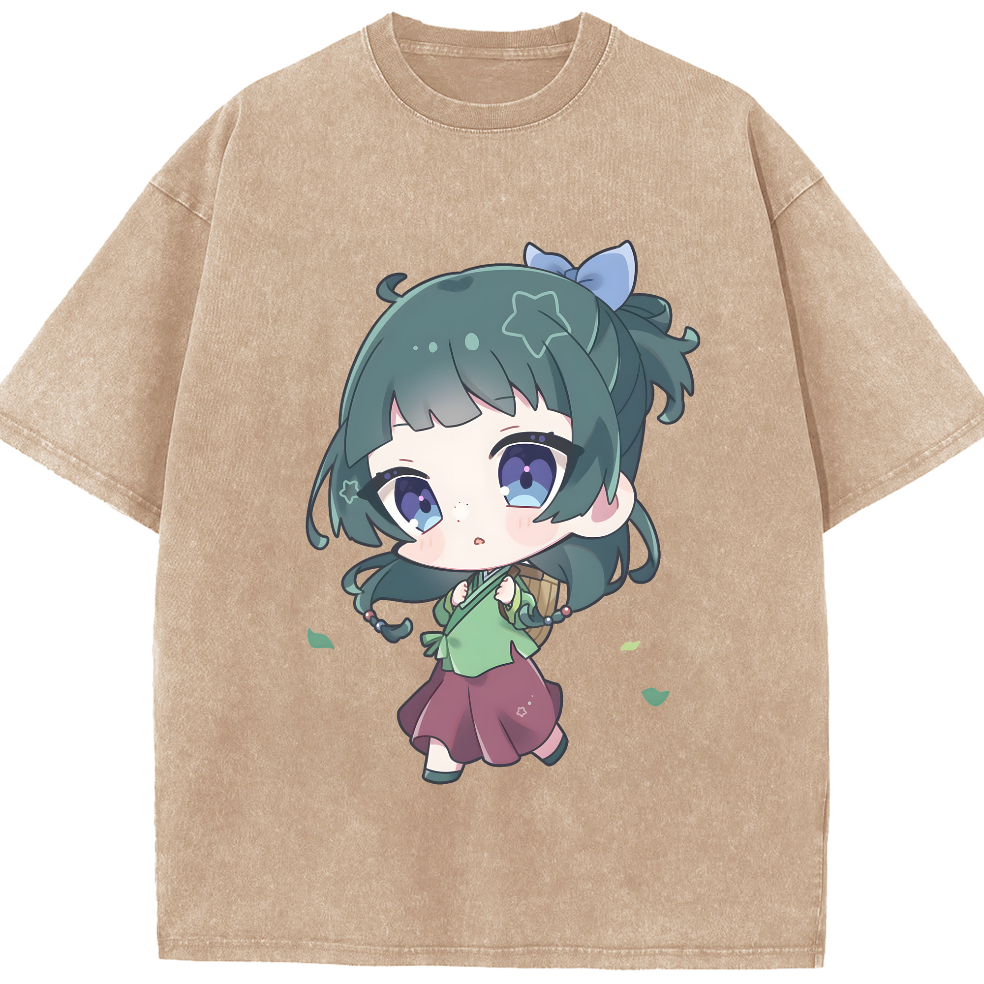 （画像用） 薬屋のひとりごと The Apothecary Diaries 綿100% ヴィンテージ風 半袖Tシャツ（フロントプリント）