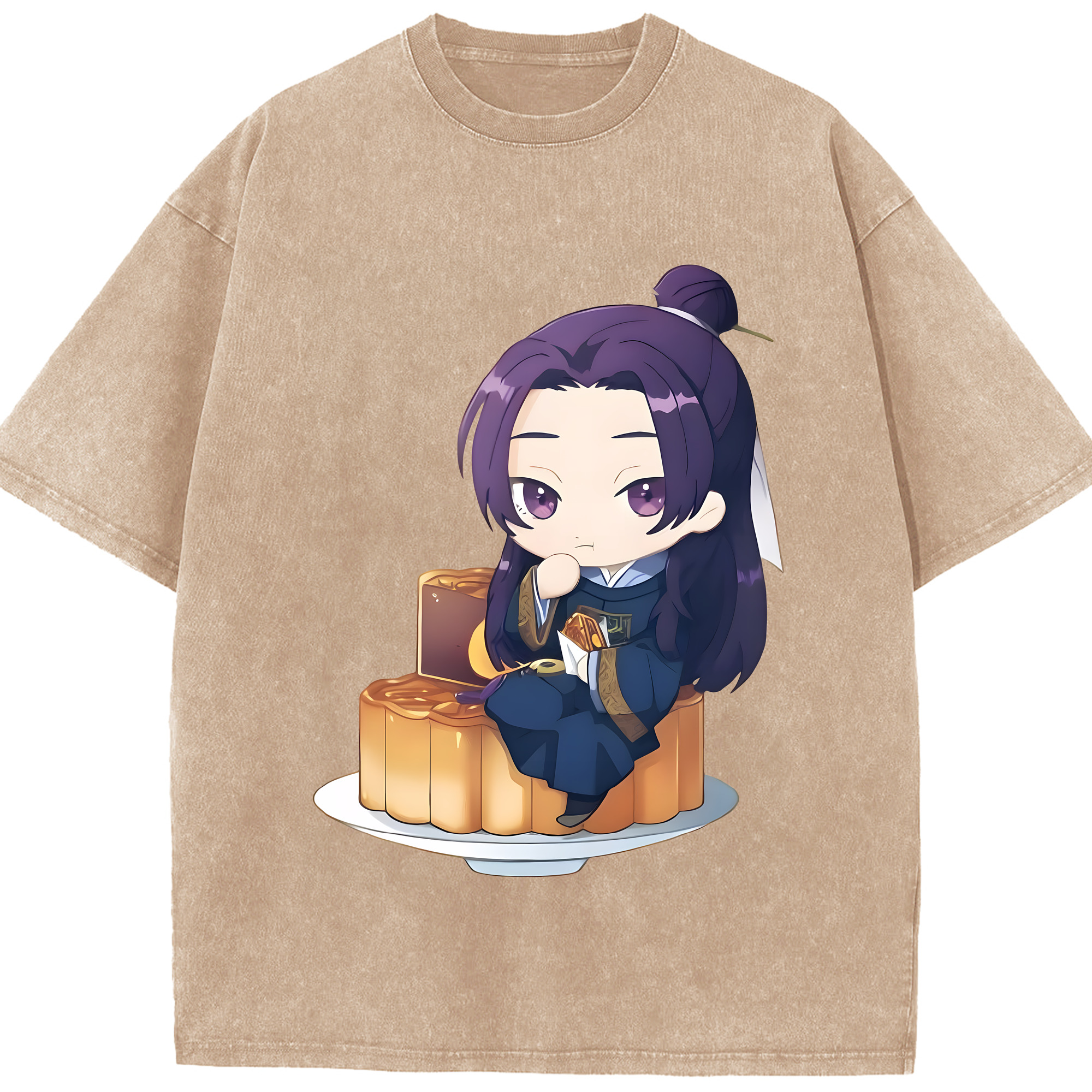 （画像用） 薬屋のひとりごと The Apothecary Diaries 綿100% ヴィンテージ風 半袖Tシャツ（フロントプリント）