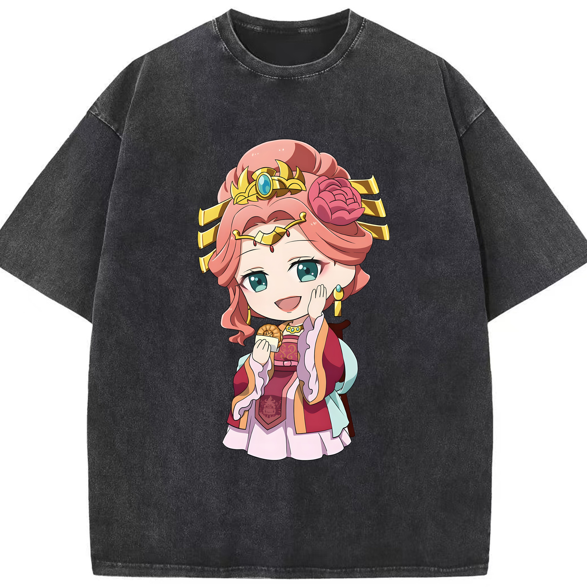 （画像用） 薬屋のひとりごと The Apothecary Diaries 綿100% ヴィンテージ風 半袖Tシャツ（フロントプリント）