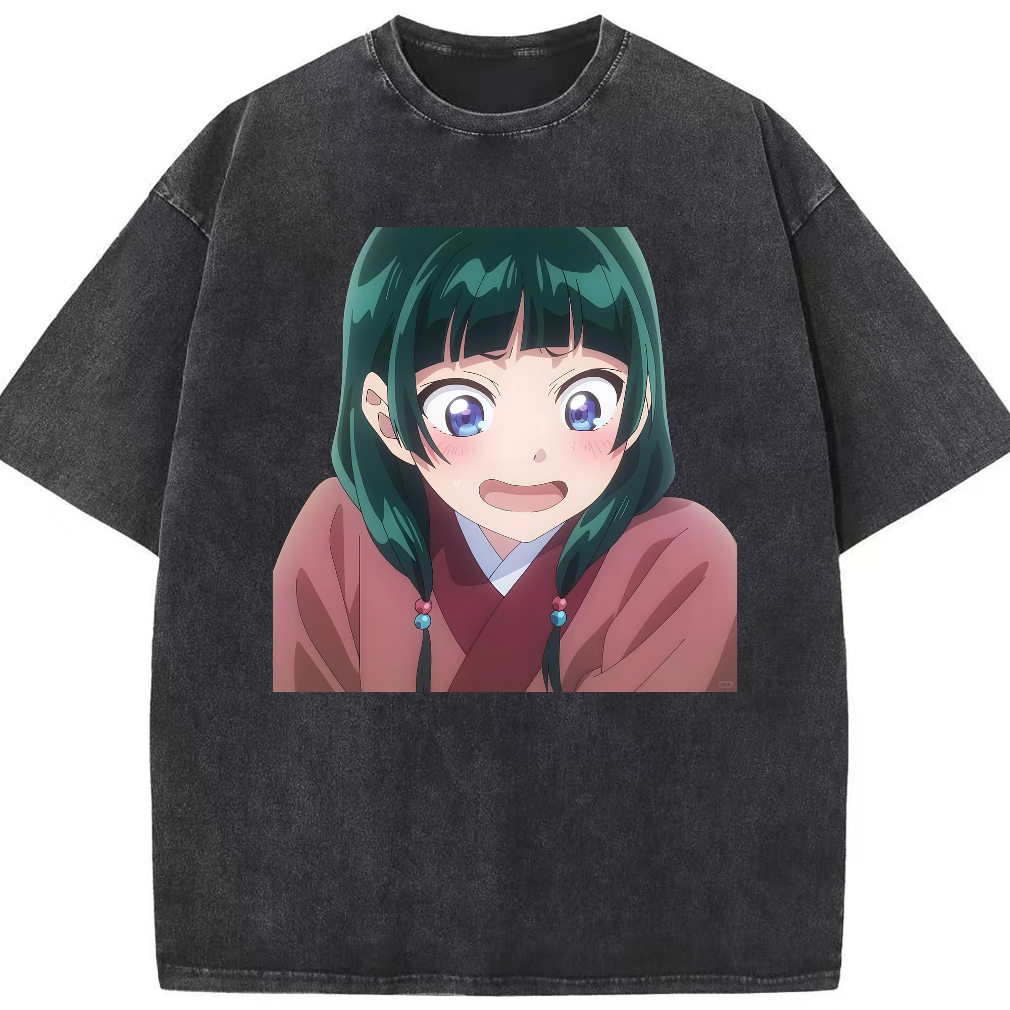 （画像用） 薬屋のひとりごと The Apothecary Diaries 綿100% ヴィンテージ風 半袖Tシャツ（フロントプリント）