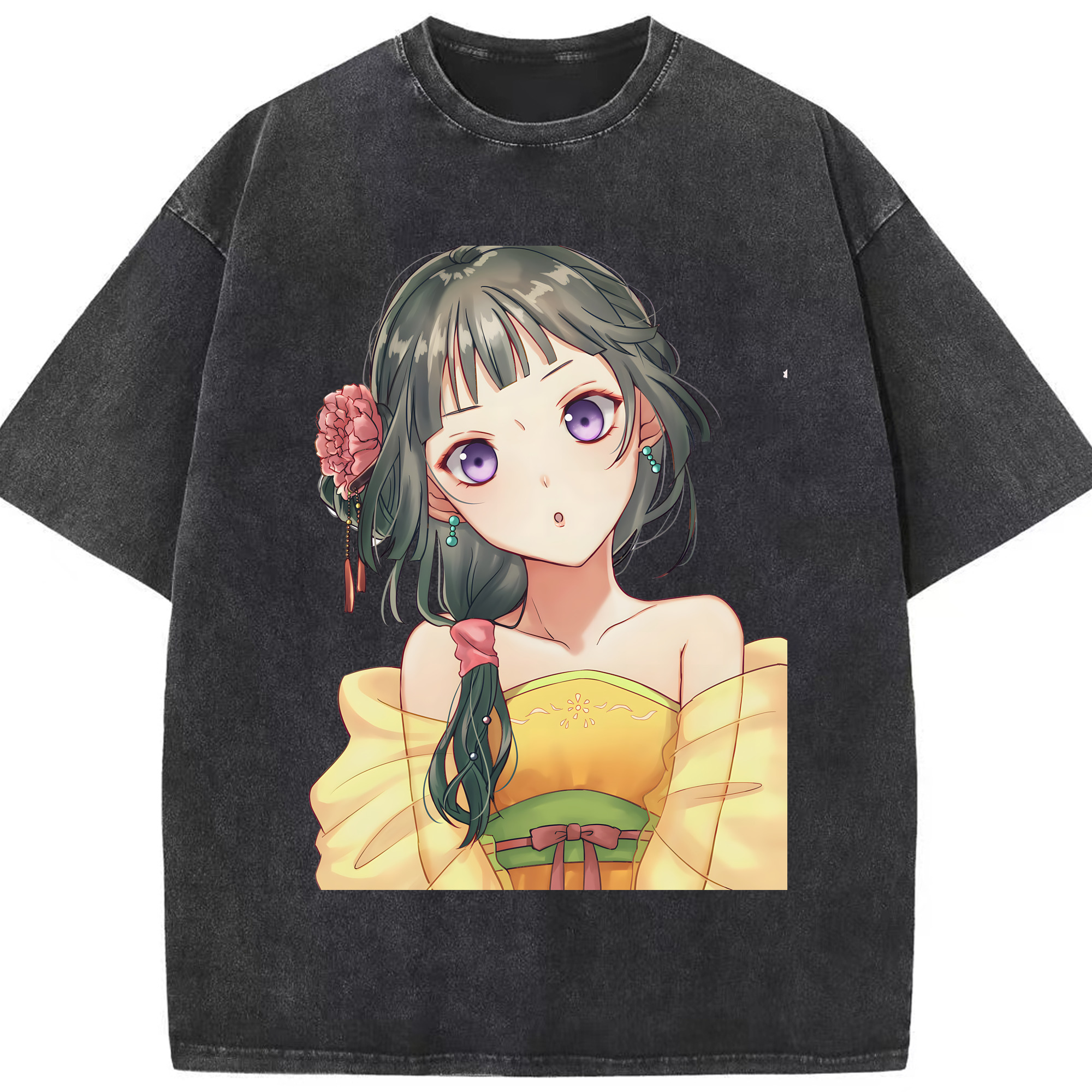 （画像用） 薬屋のひとりごと The Apothecary Diaries 綿100% ヴィンテージ風 半袖Tシャツ（フロントプリント）