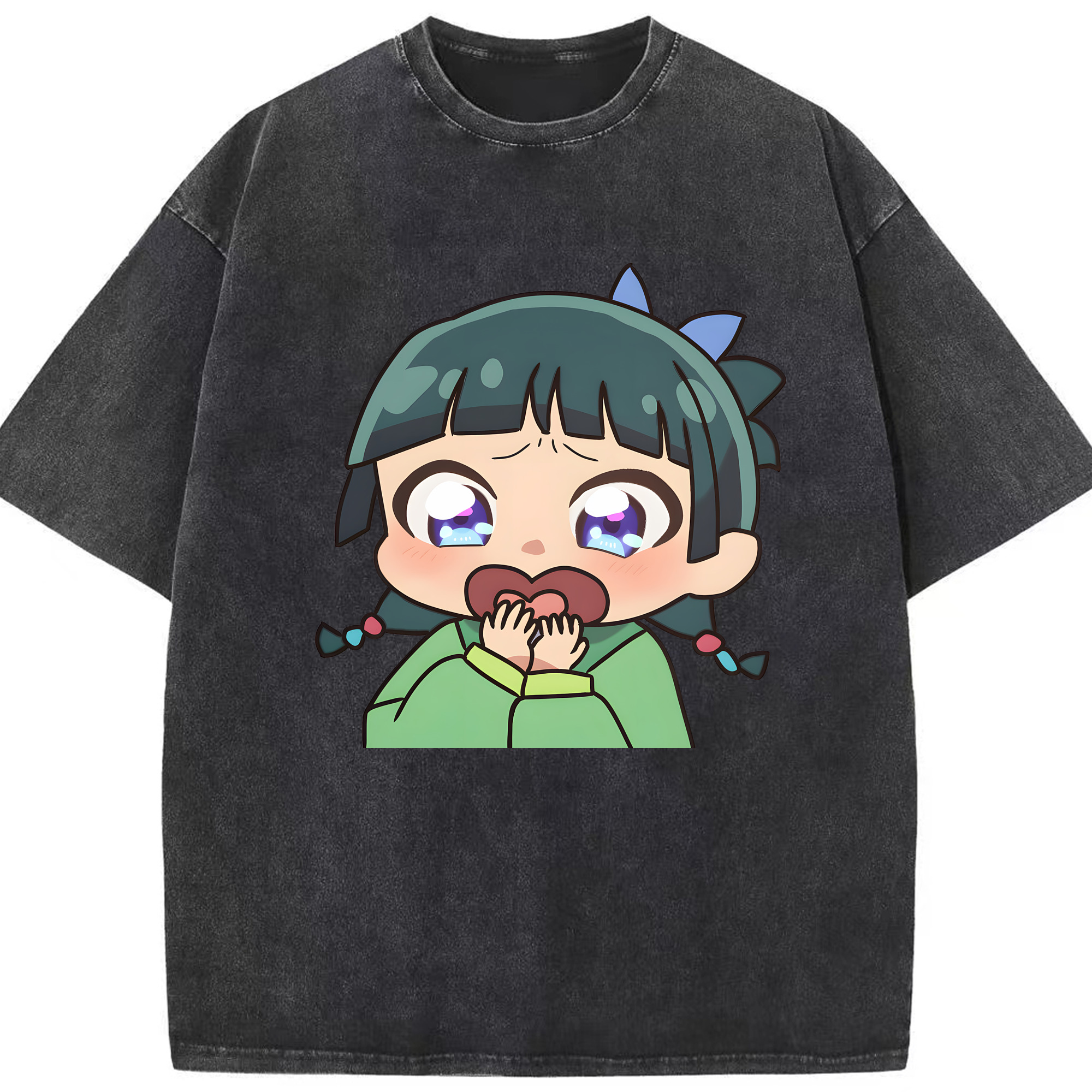（画像用） 薬屋のひとりごと The Apothecary Diaries 綿100% ヴィンテージ風 半袖Tシャツ（フロントプリント）