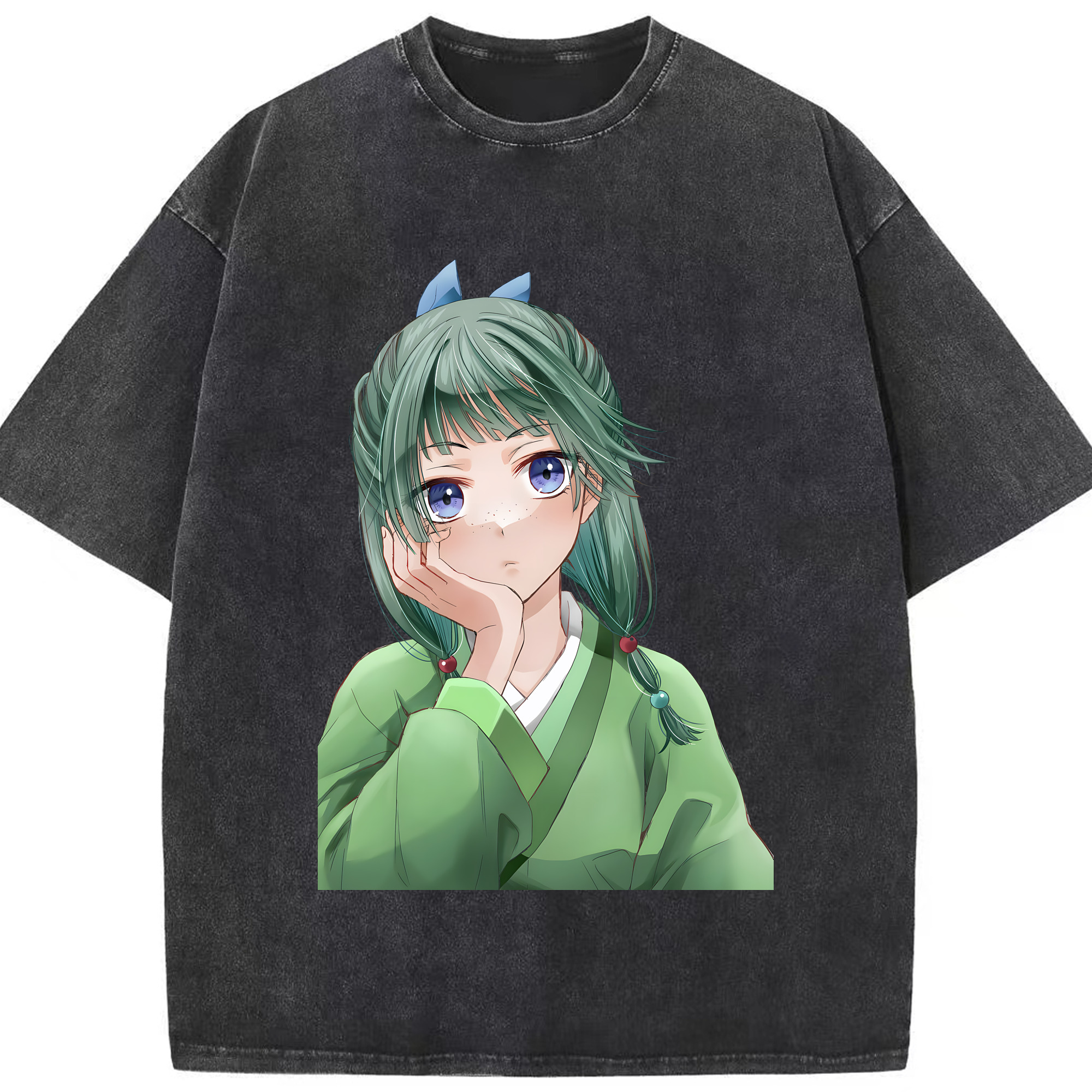 （画像用） 薬屋のひとりごと The Apothecary Diaries 綿100% ヴィンテージ風 半袖Tシャツ（フロントプリント）