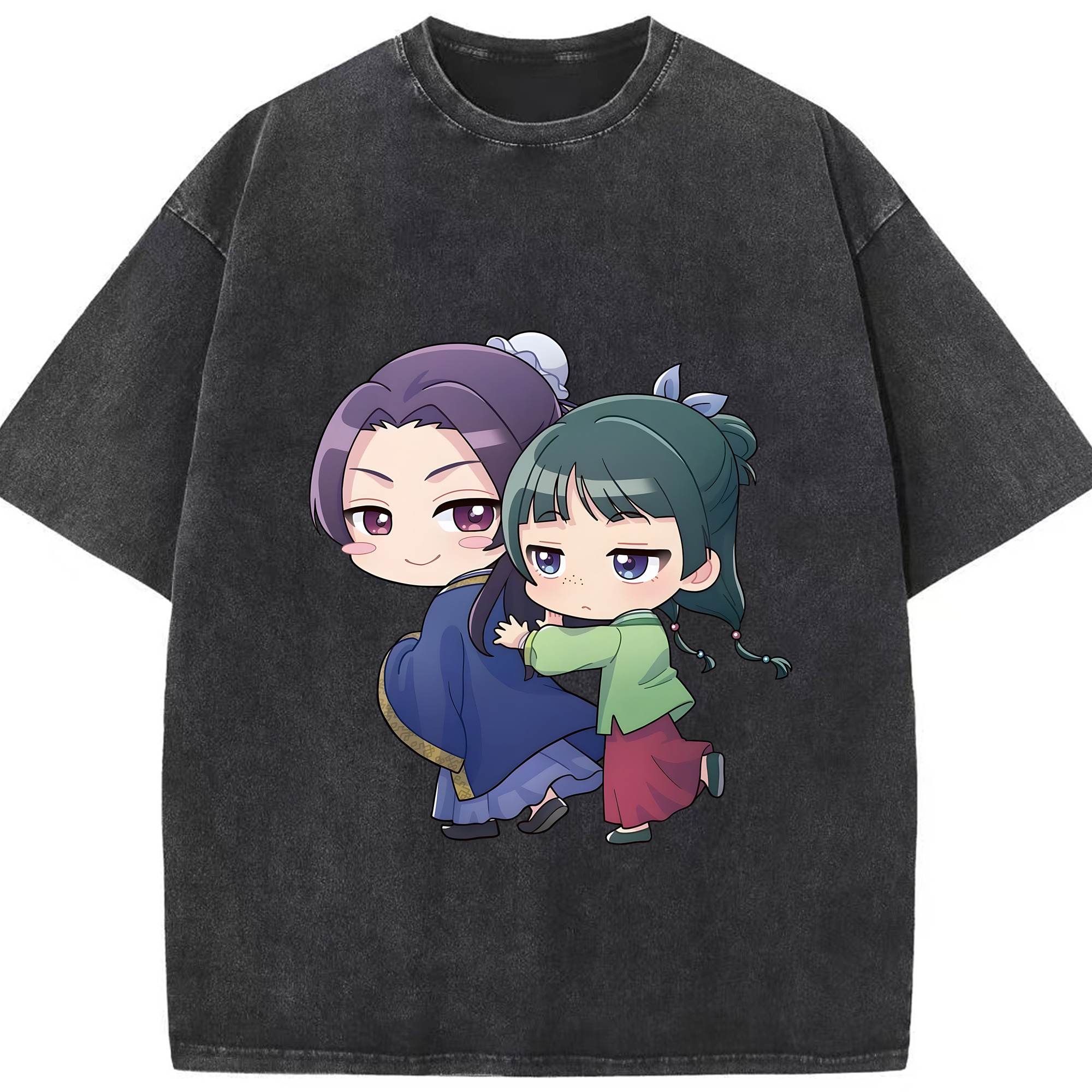 （画像用） 薬屋のひとりごと The Apothecary Diaries 綿100% ヴィンテージ風 半袖Tシャツ（フロントプリント）