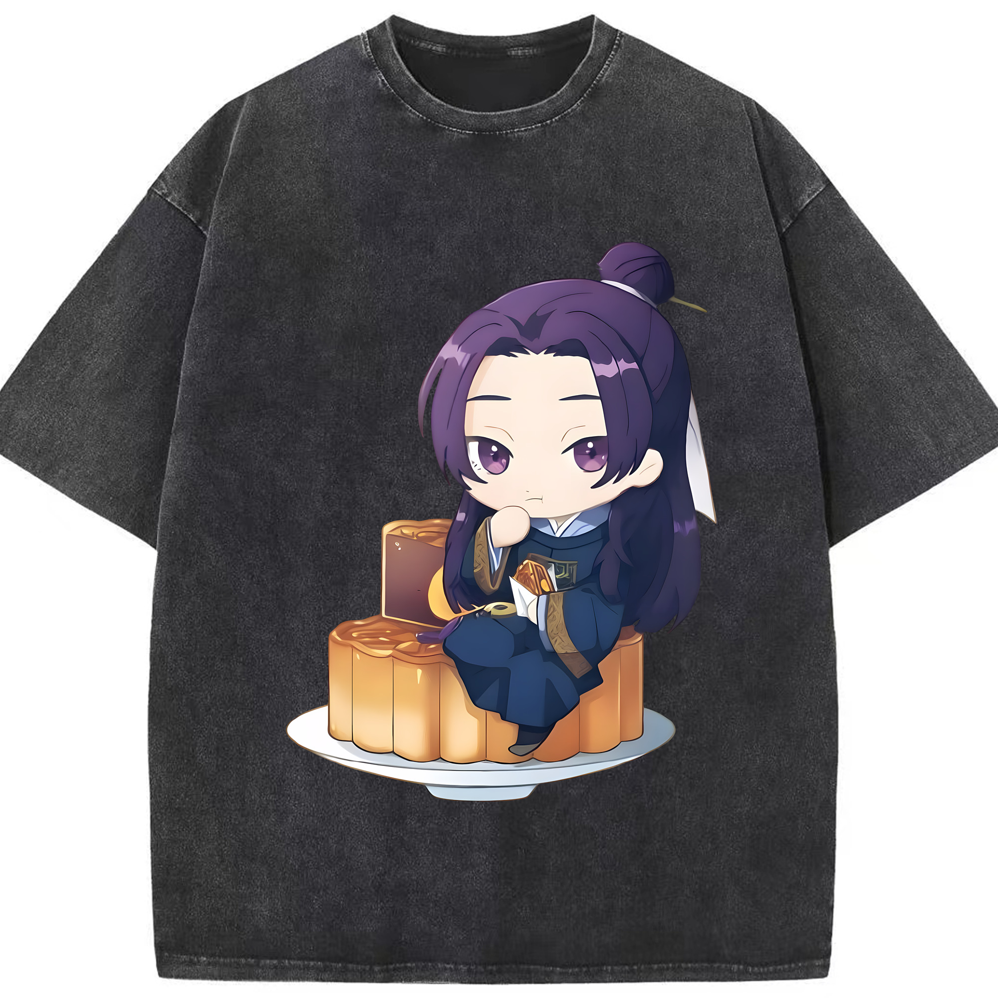 （画像用） 薬屋のひとりごと The Apothecary Diaries 綿100% ヴィンテージ風 半袖Tシャツ（フロントプリント）