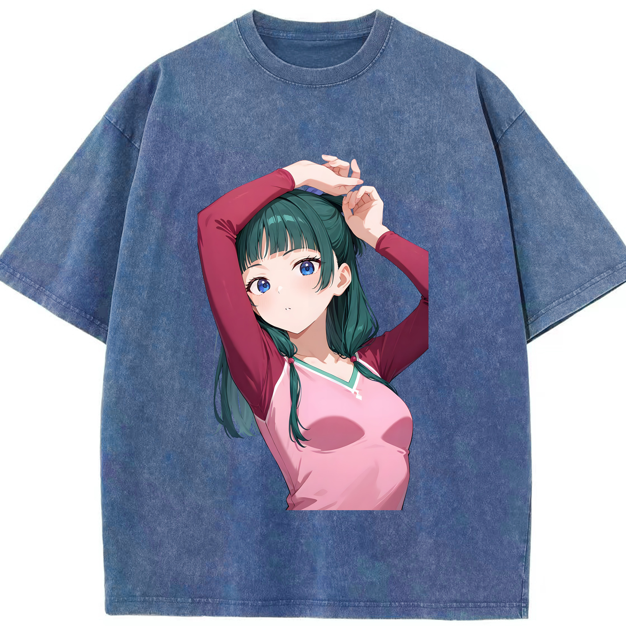 （画像用） 薬屋のひとりごと The Apothecary Diaries 綿100% ヴィンテージ風 半袖Tシャツ（フロントプリント）