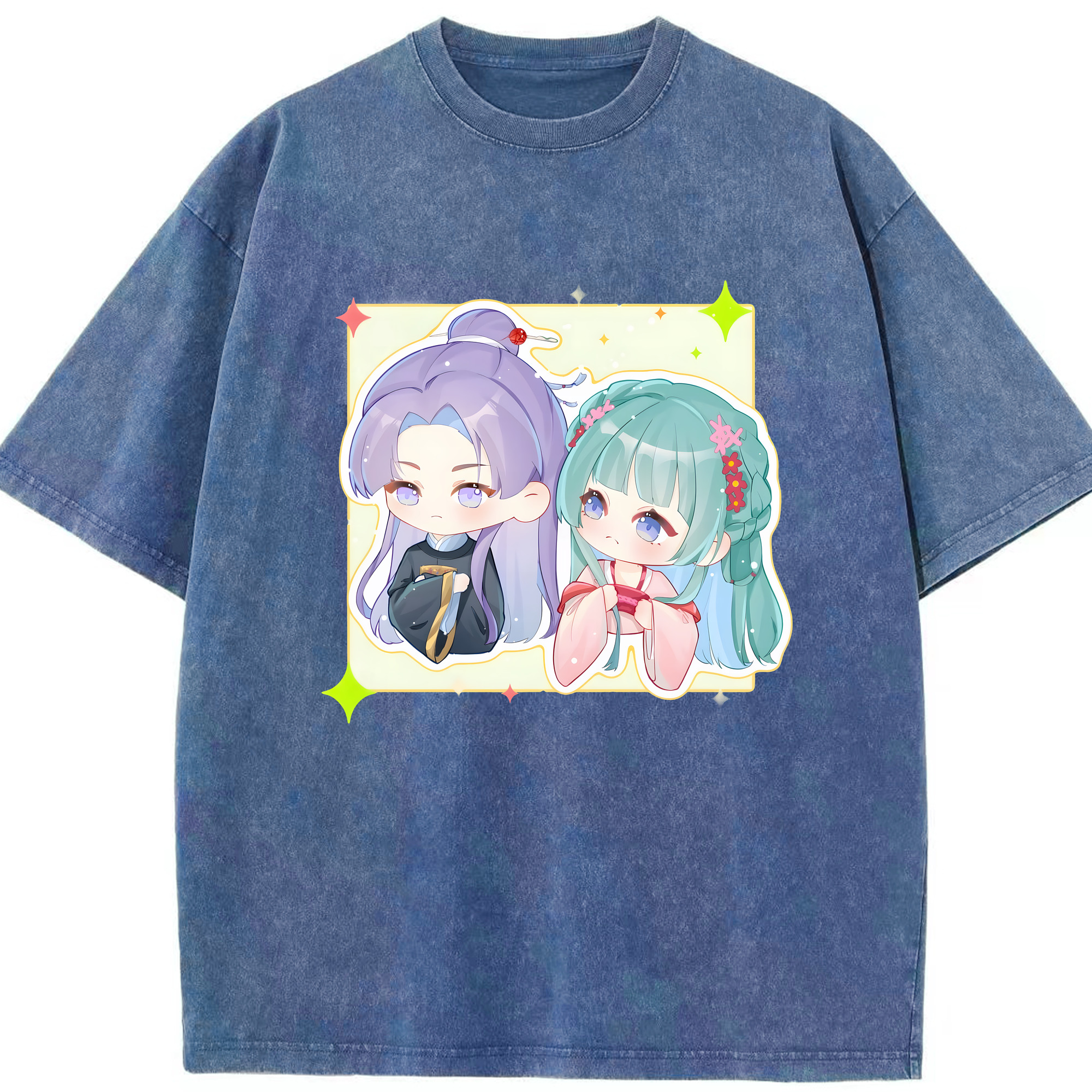 （画像用） 薬屋のひとりごと The Apothecary Diaries 綿100% ヴィンテージ風 半袖Tシャツ（フロントプリント）
