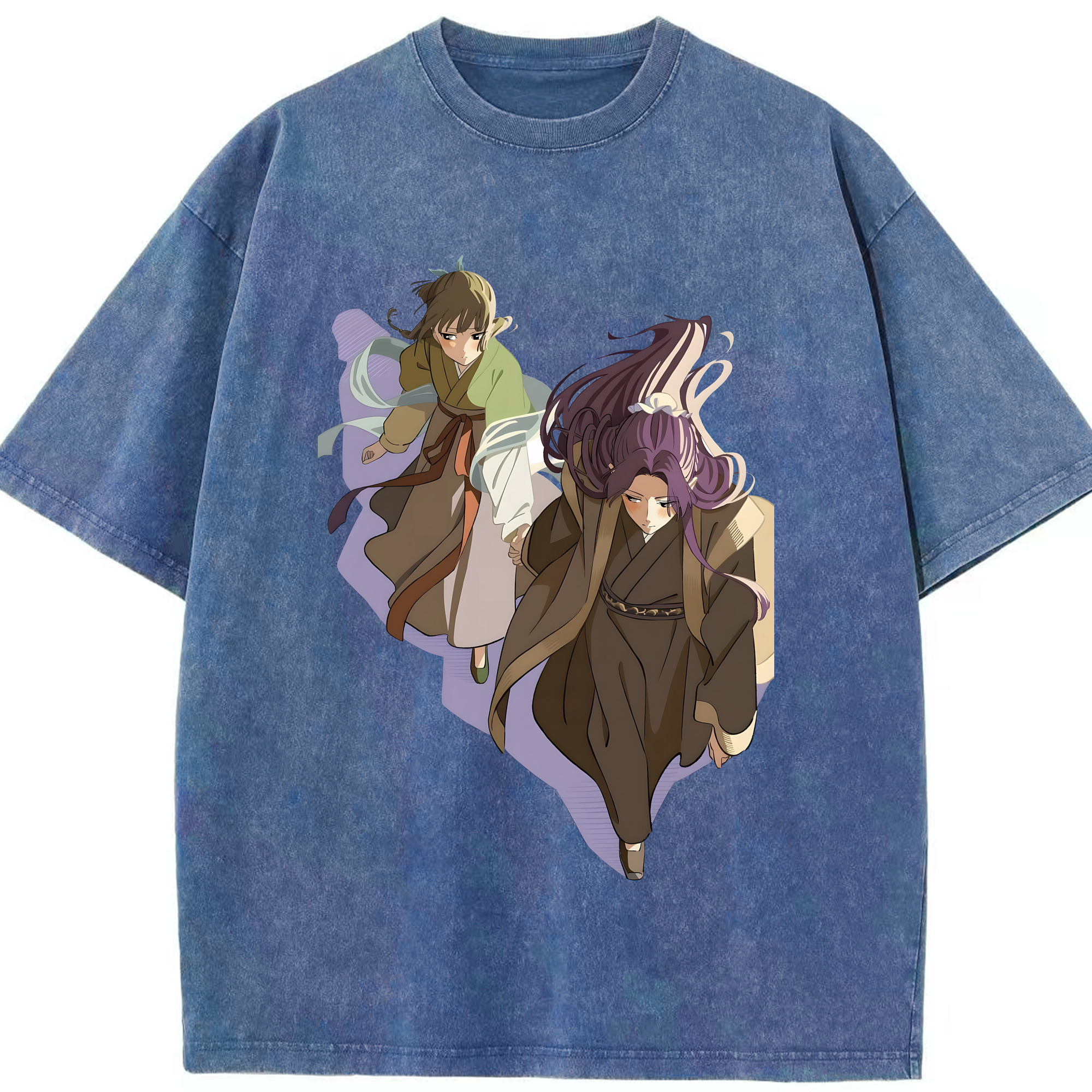 （画像用） 薬屋のひとりごと The Apothecary Diaries 綿100% ヴィンテージ風 半袖Tシャツ（フロントプリント）