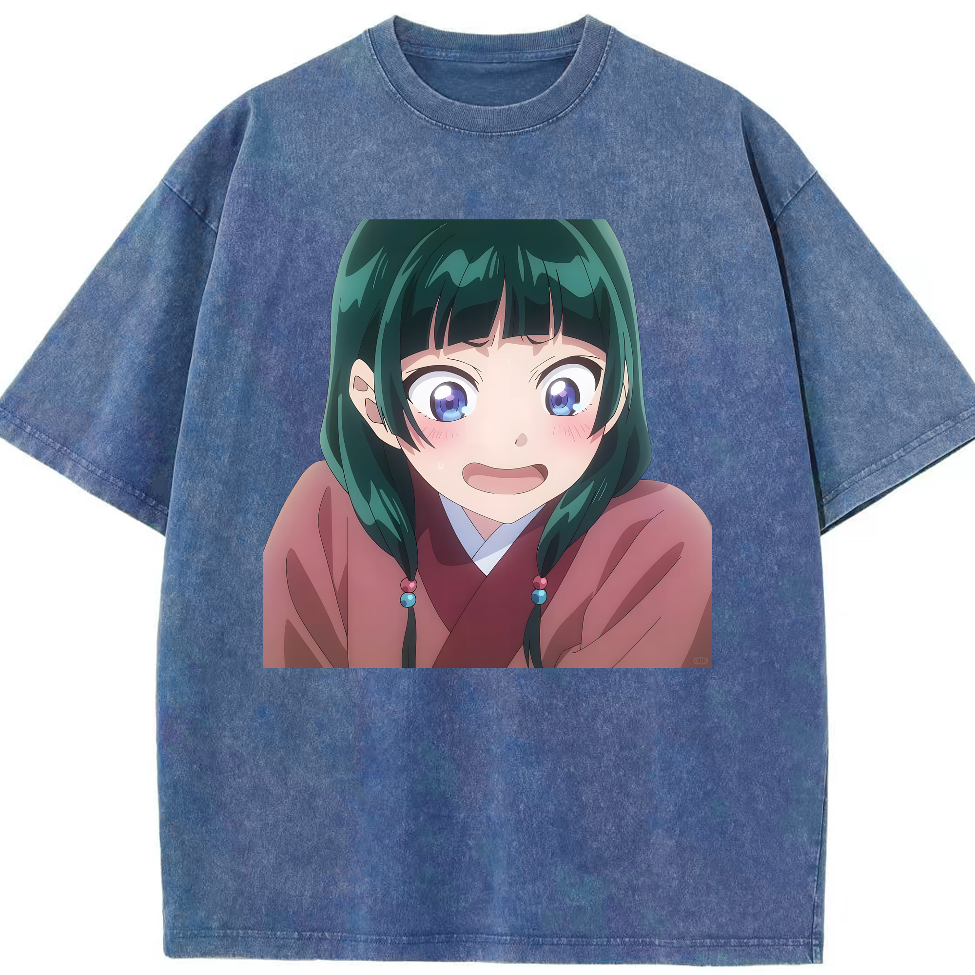 （画像用） 薬屋のひとりごと The Apothecary Diaries 綿100% ヴィンテージ風 半袖Tシャツ（フロントプリント）
