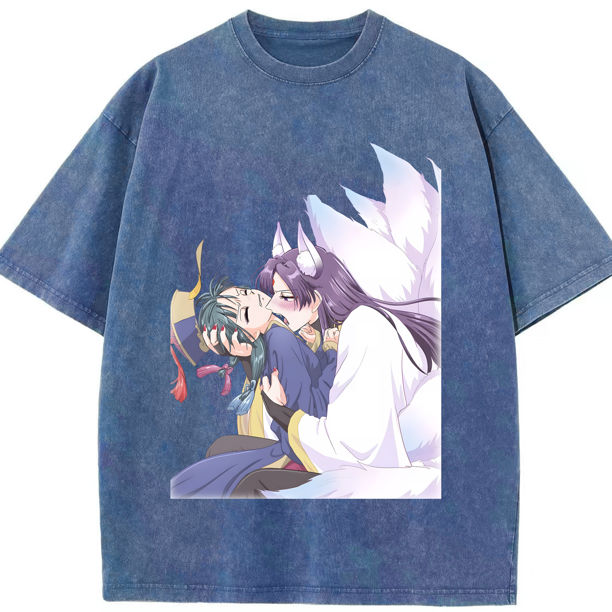 （画像用） 薬屋のひとりごと The Apothecary Diaries 綿100% ヴィンテージ風 半袖Tシャツ（フロントプリント）