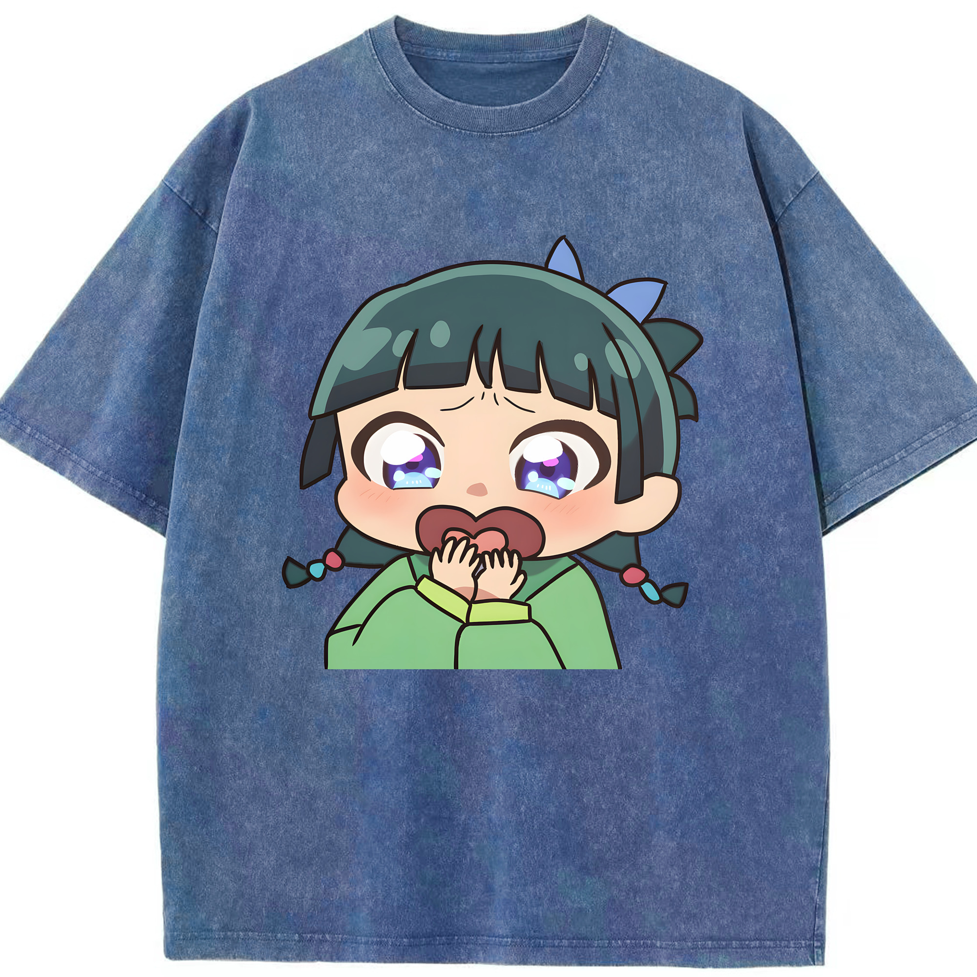 （画像用） 薬屋のひとりごと The Apothecary Diaries 綿100% ヴィンテージ風 半袖Tシャツ（フロントプリント）