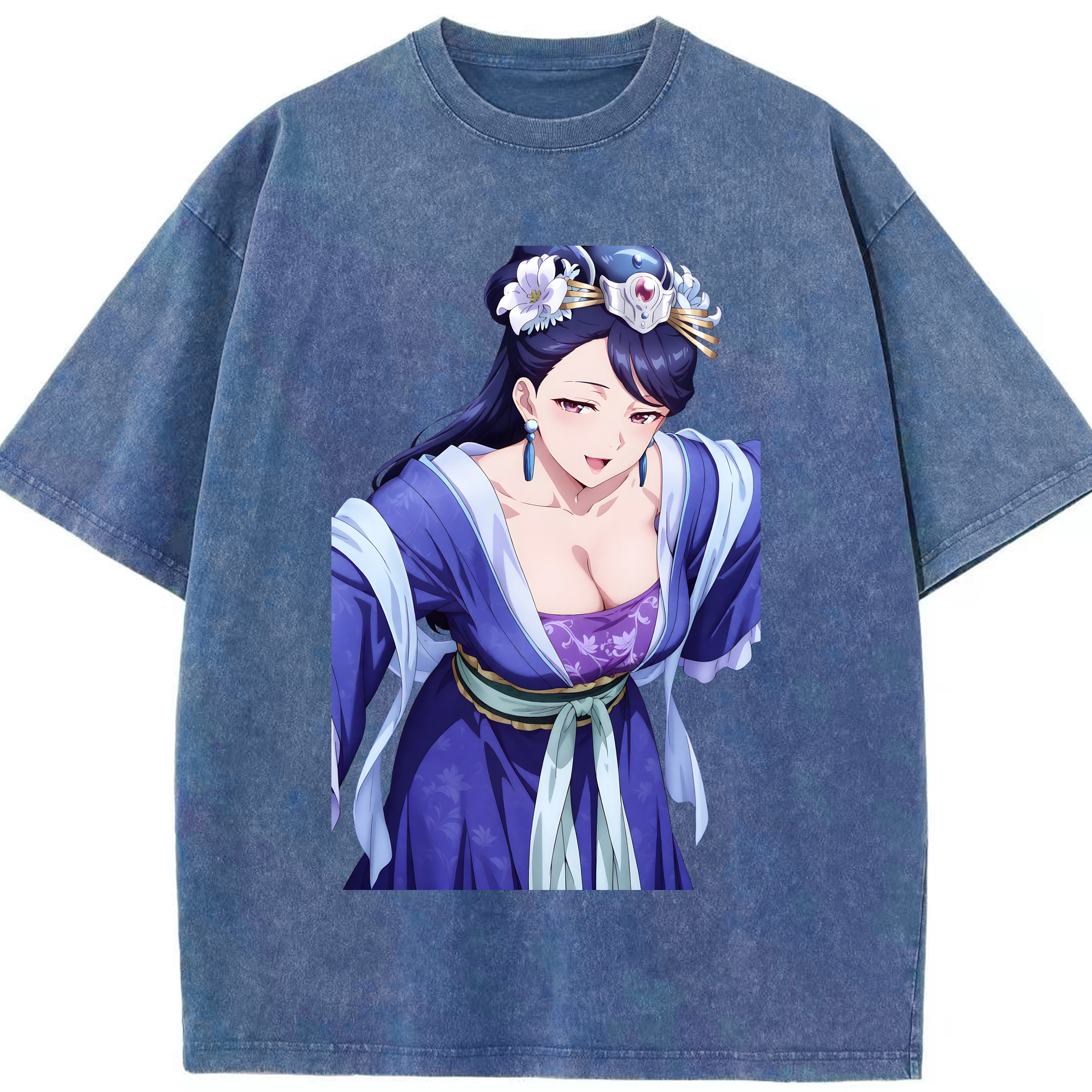 （画像用） 薬屋のひとりごと The Apothecary Diaries 綿100% ヴィンテージ風 半袖Tシャツ（フロントプリント）