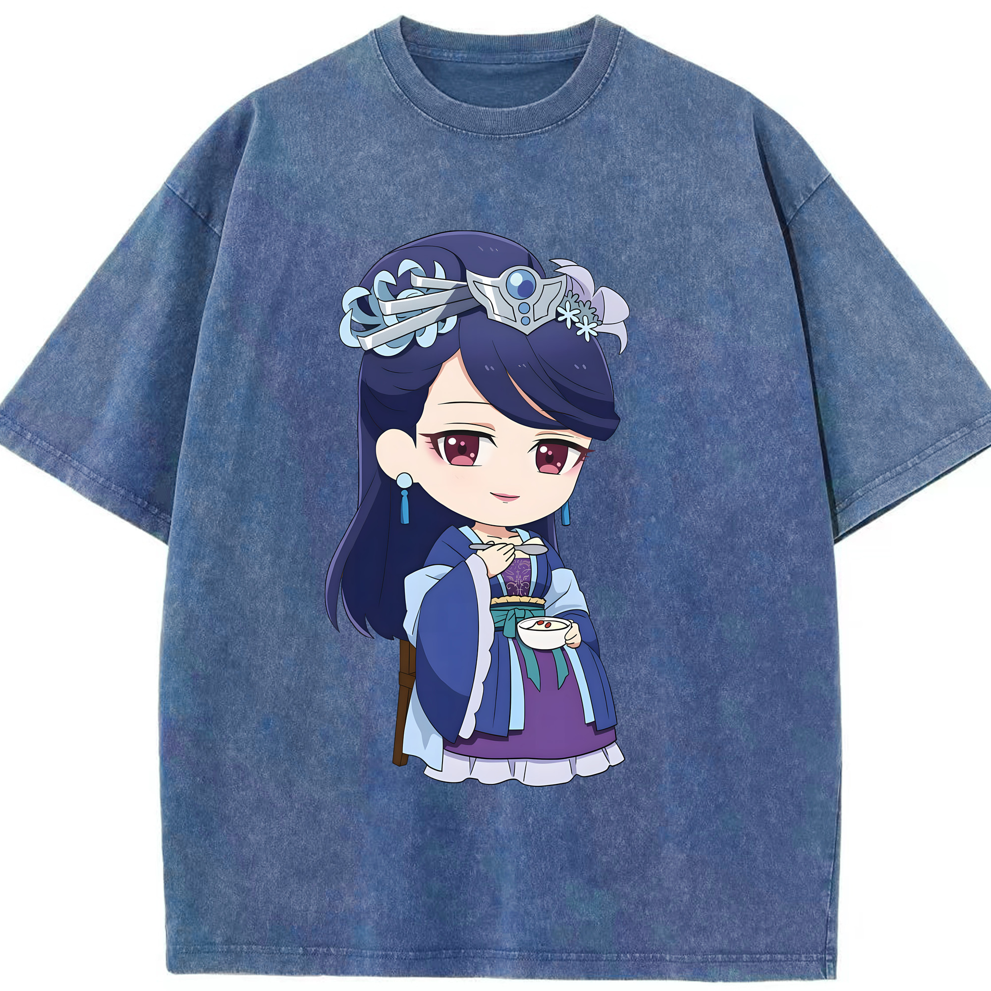 （画像用） 薬屋のひとりごと The Apothecary Diaries 綿100% ヴィンテージ風 半袖Tシャツ（フロントプリント）