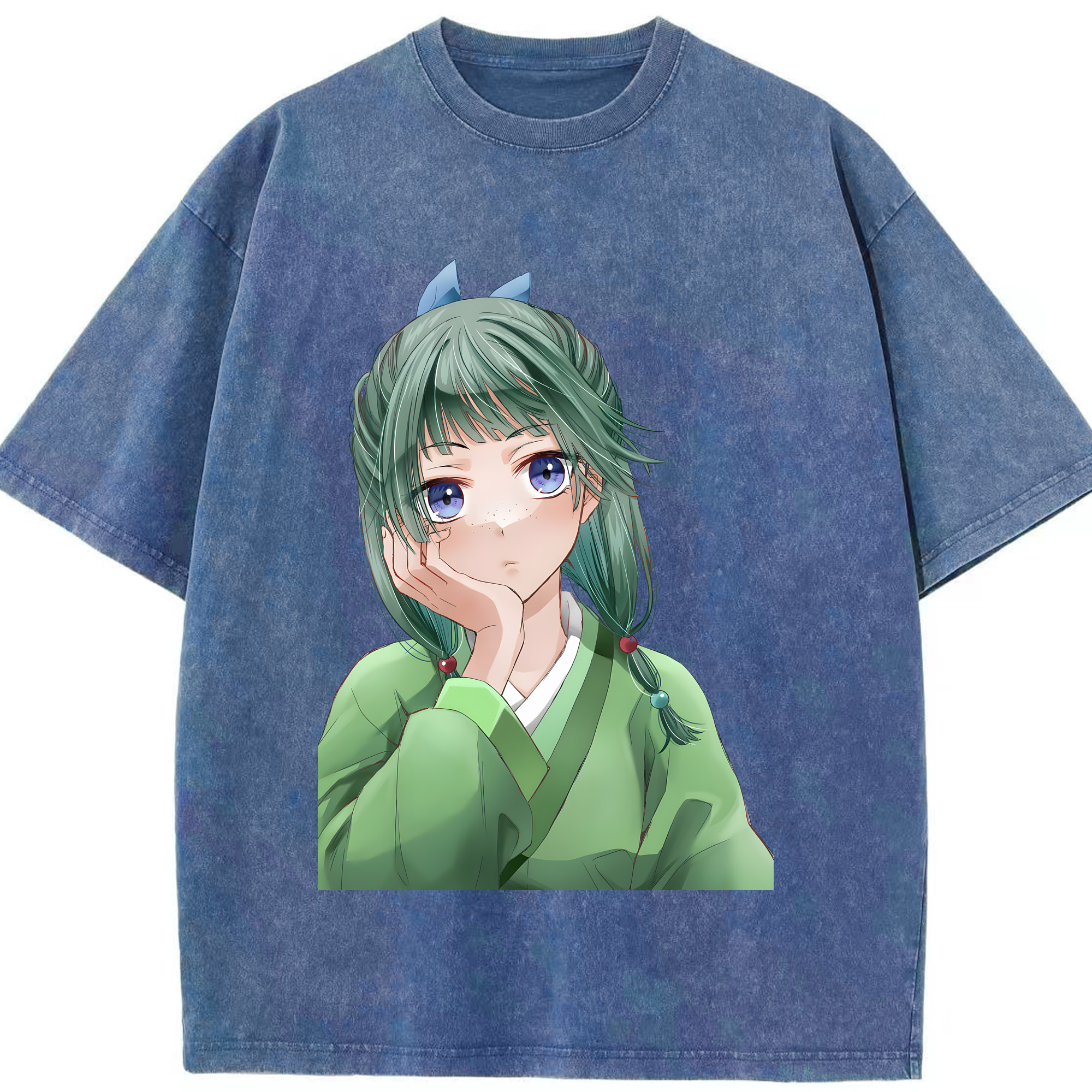 （画像用） 薬屋のひとりごと The Apothecary Diaries 綿100% ヴィンテージ風 半袖Tシャツ（フロントプリント）