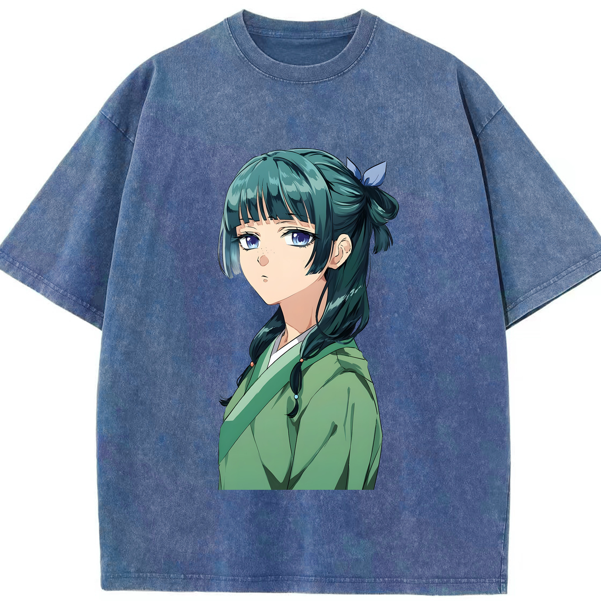（画像用） 薬屋のひとりごと The Apothecary Diaries 綿100% ヴィンテージ風 半袖Tシャツ（フロントプリント）