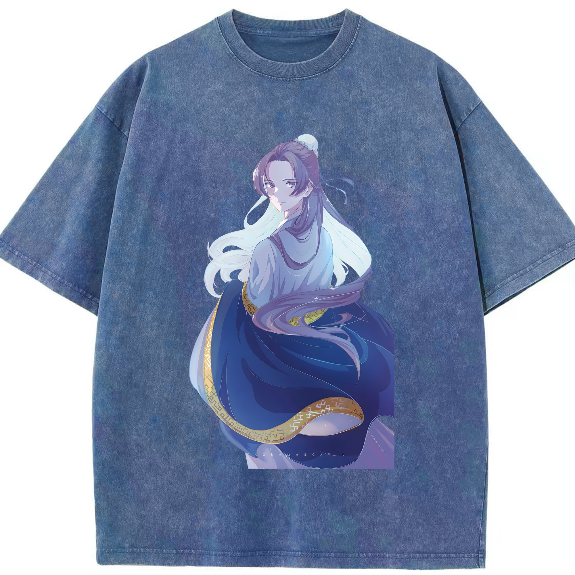 （画像用） 薬屋のひとりごと The Apothecary Diaries 綿100% ヴィンテージ風 半袖Tシャツ（フロントプリント）