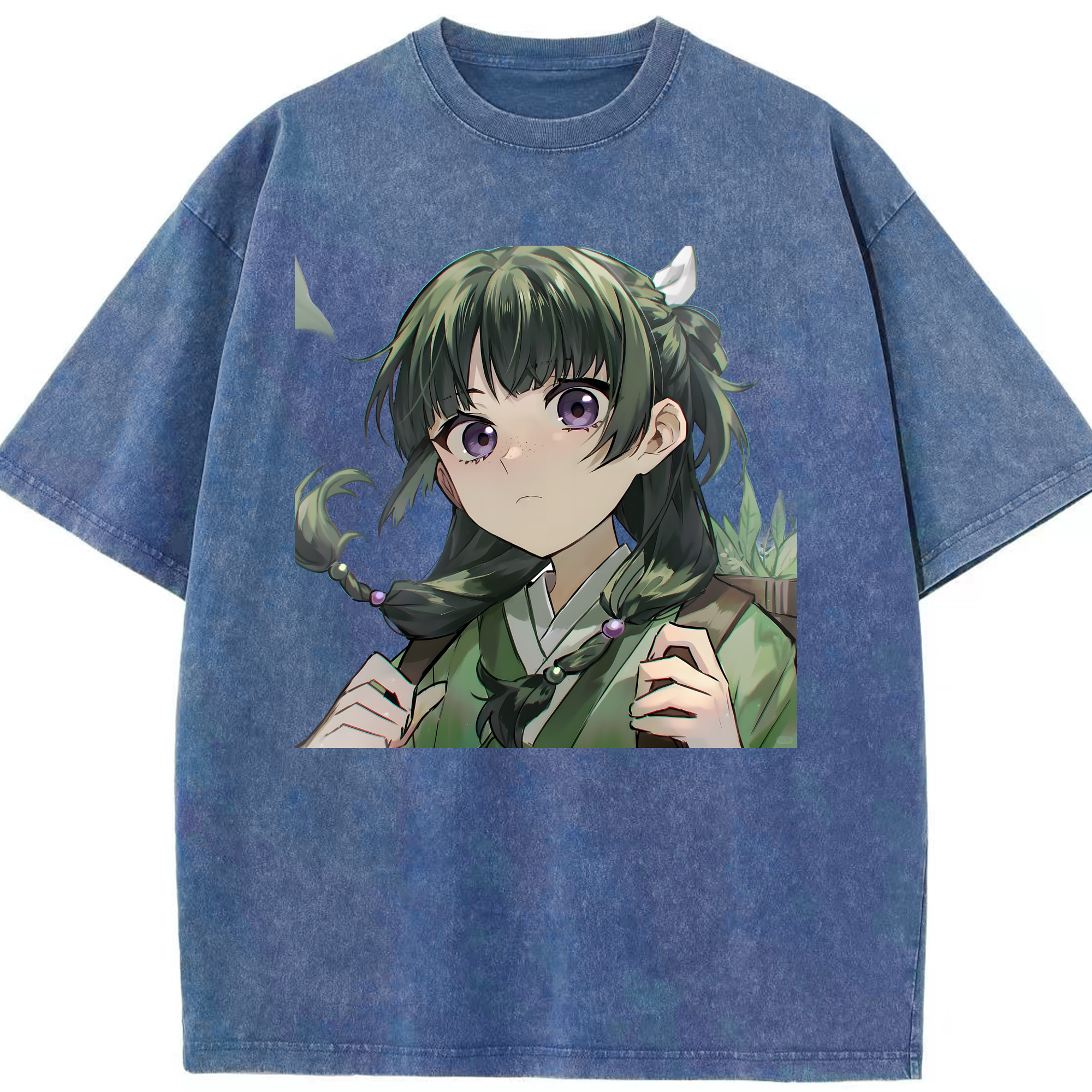 （画像用） 薬屋のひとりごと The Apothecary Diaries 綿100% ヴィンテージ風 半袖Tシャツ（フロントプリント）