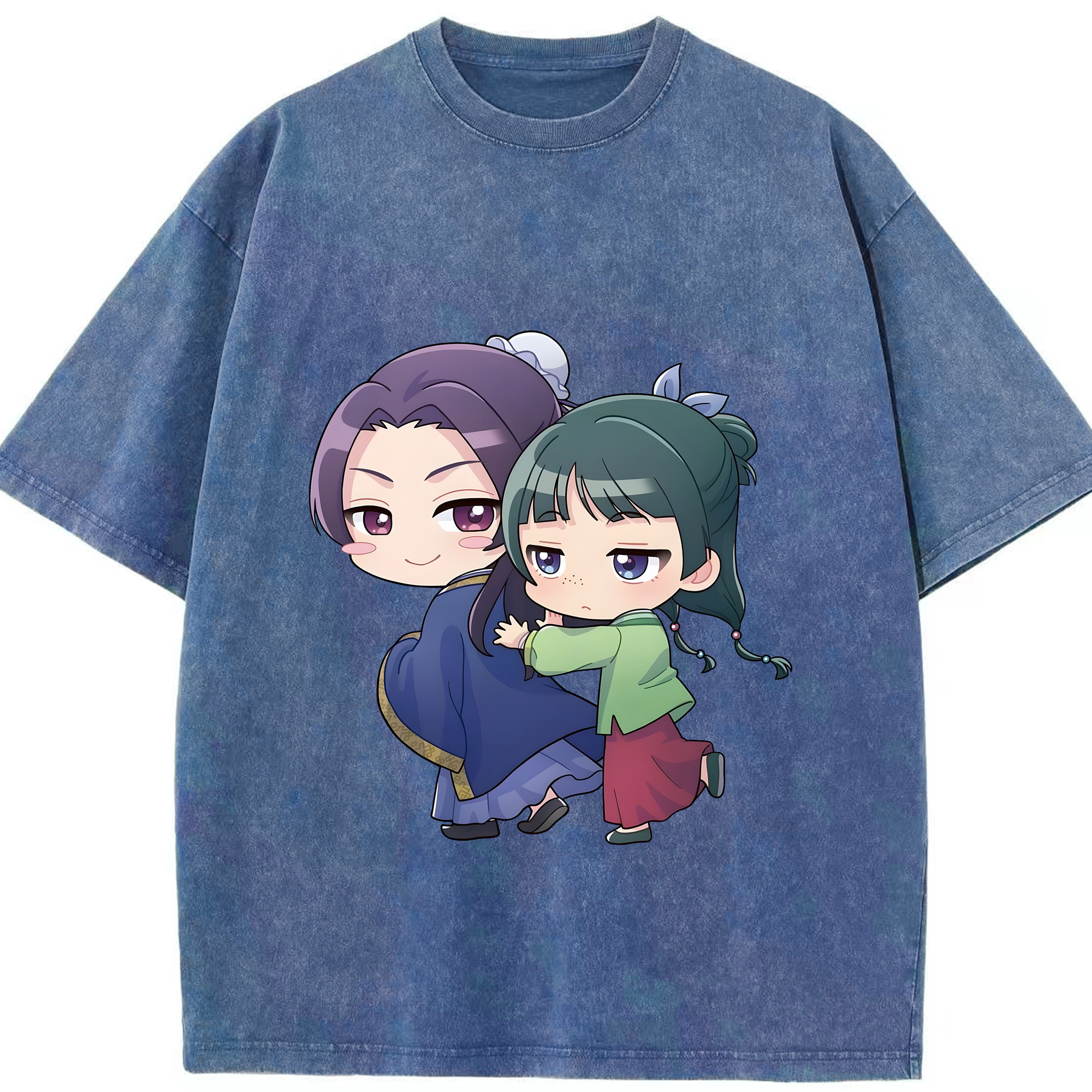 （画像用） 薬屋のひとりごと The Apothecary Diaries 綿100% ヴィンテージ風 半袖Tシャツ（フロントプリント）