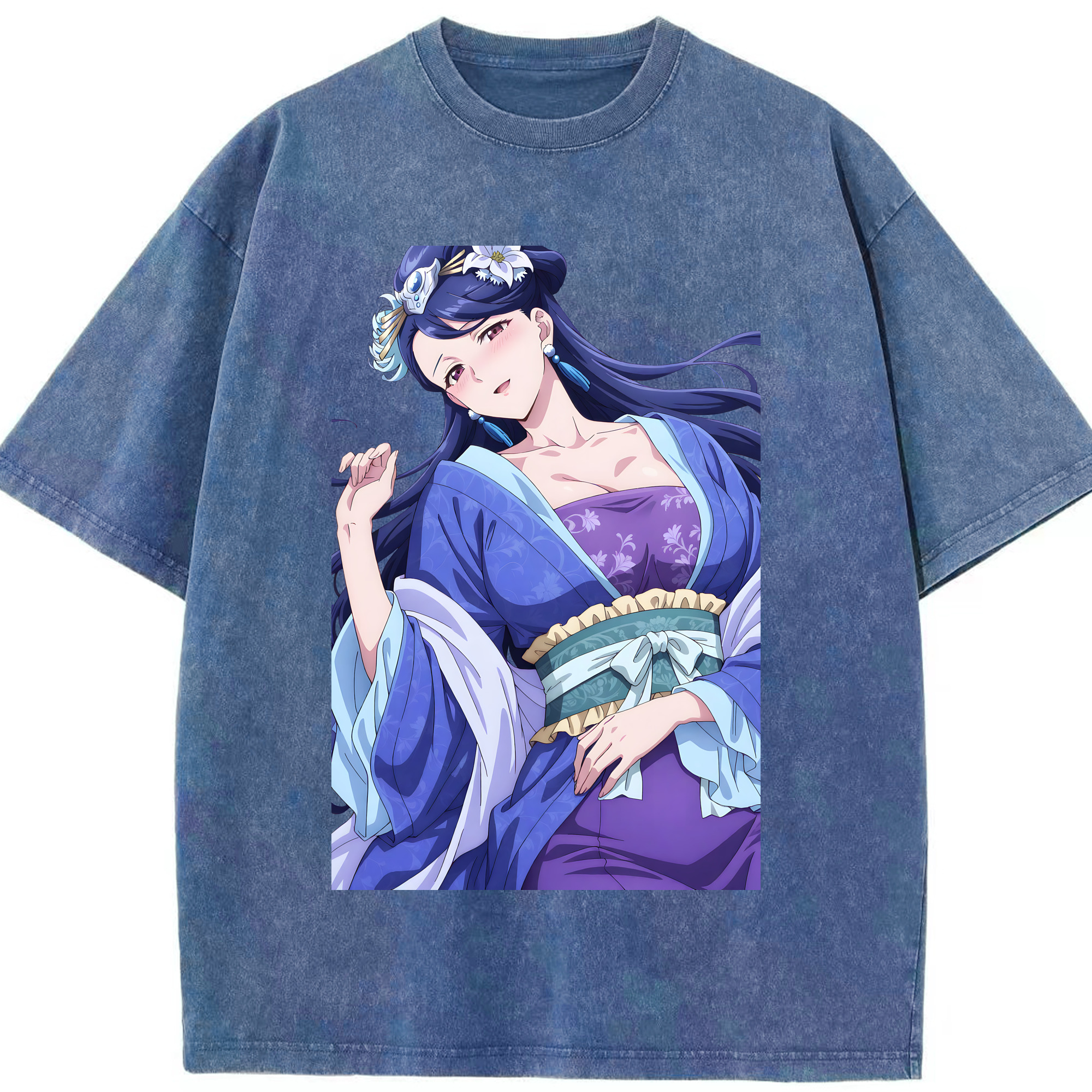 （画像用） 薬屋のひとりごと The Apothecary Diaries 綿100% ヴィンテージ風 半袖Tシャツ（フロントプリント）