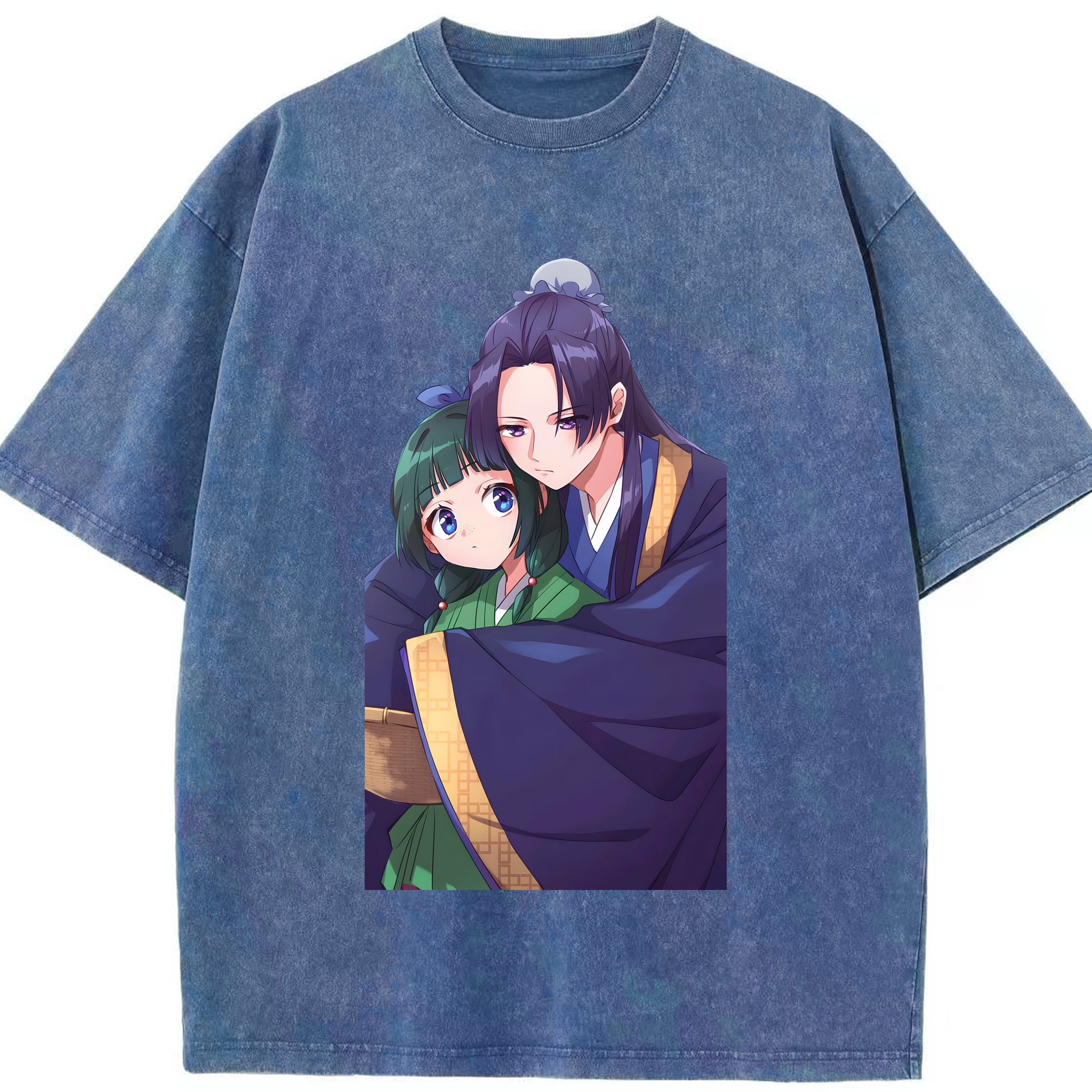 （画像用） 薬屋のひとりごと The Apothecary Diaries 綿100% ヴィンテージ風 半袖Tシャツ（フロントプリント）
