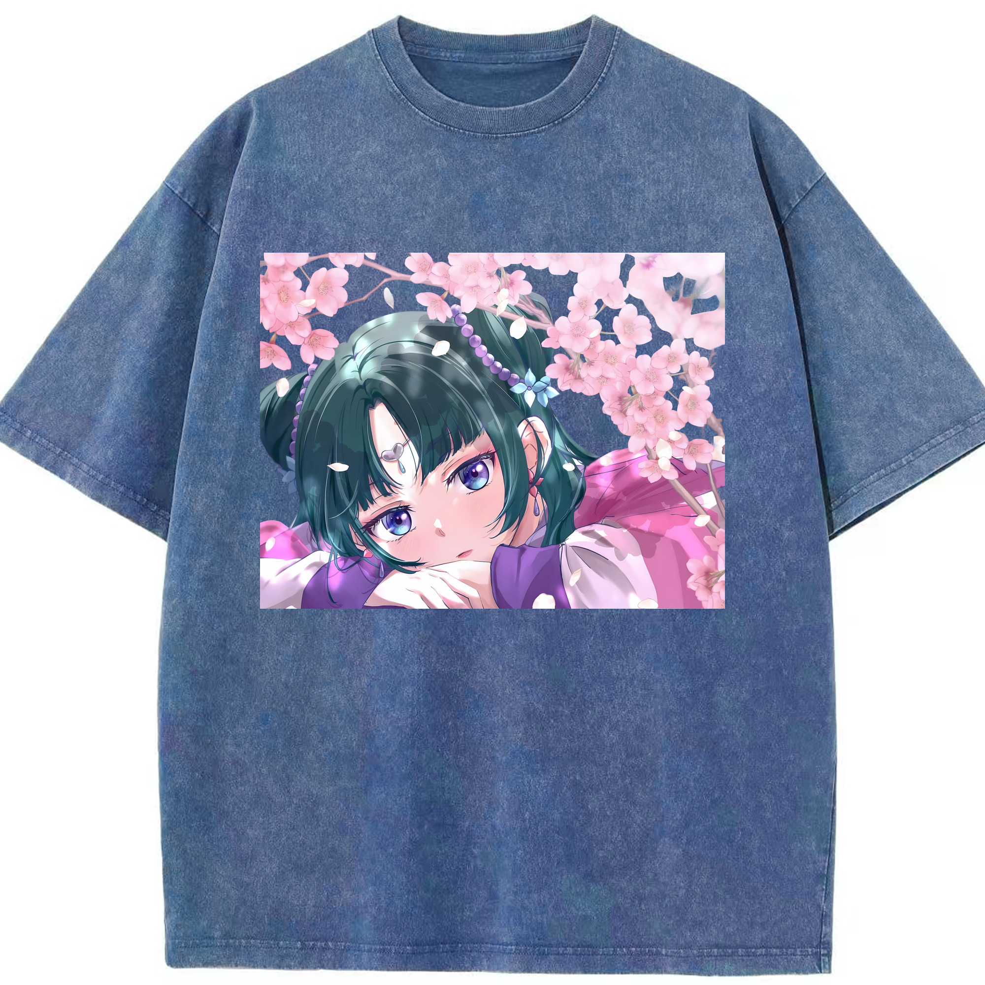 （画像用） 薬屋のひとりごと The Apothecary Diaries 綿100% ヴィンテージ風 半袖Tシャツ（フロントプリント）
