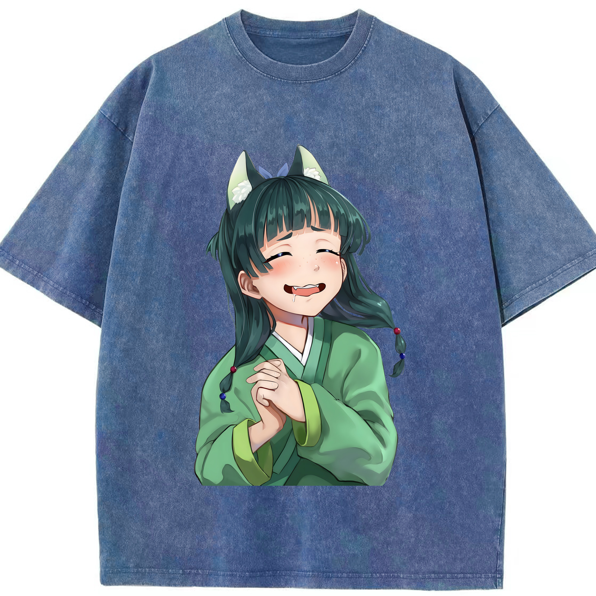 （画像用） 薬屋のひとりごと The Apothecary Diaries 綿100% ヴィンテージ風 半袖Tシャツ（フロントプリント）