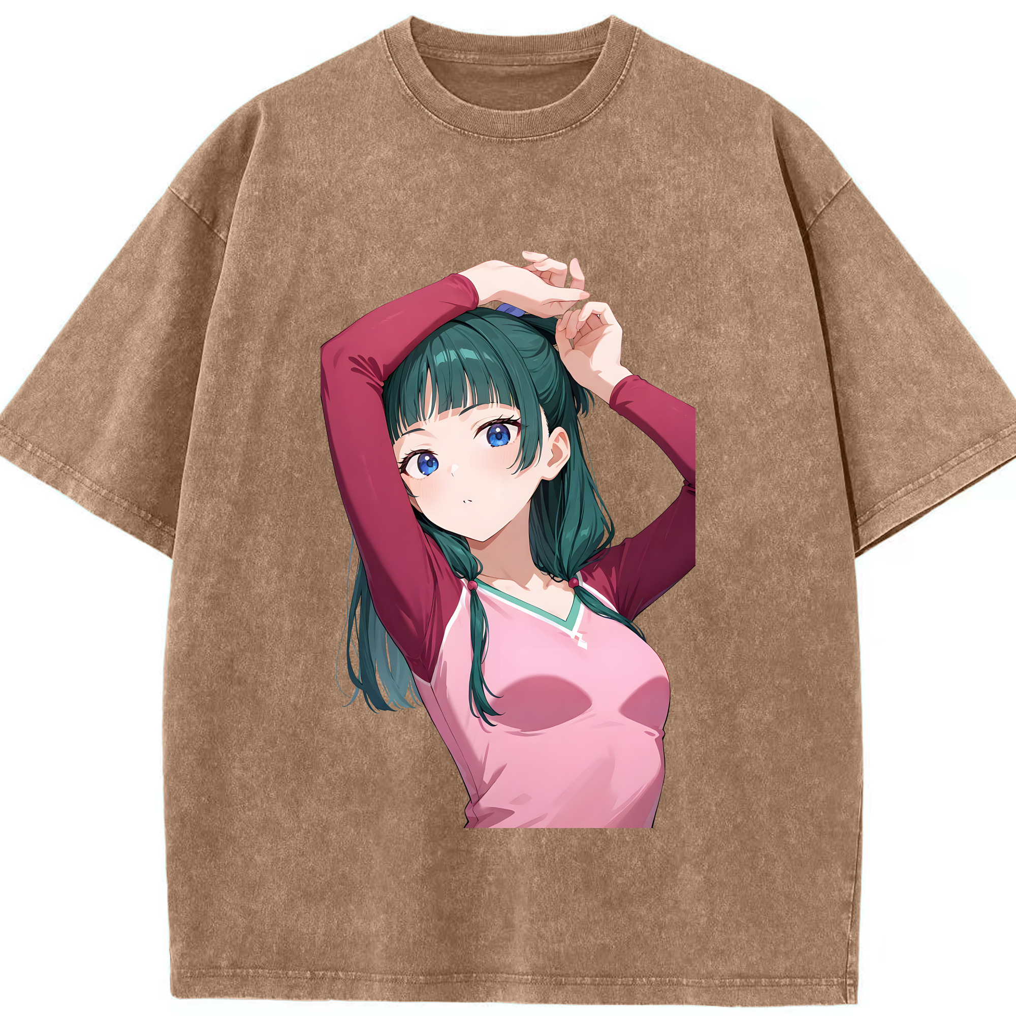 （画像用） 薬屋のひとりごと The Apothecary Diaries 綿100% ヴィンテージ風 半袖Tシャツ（フロントプリント）