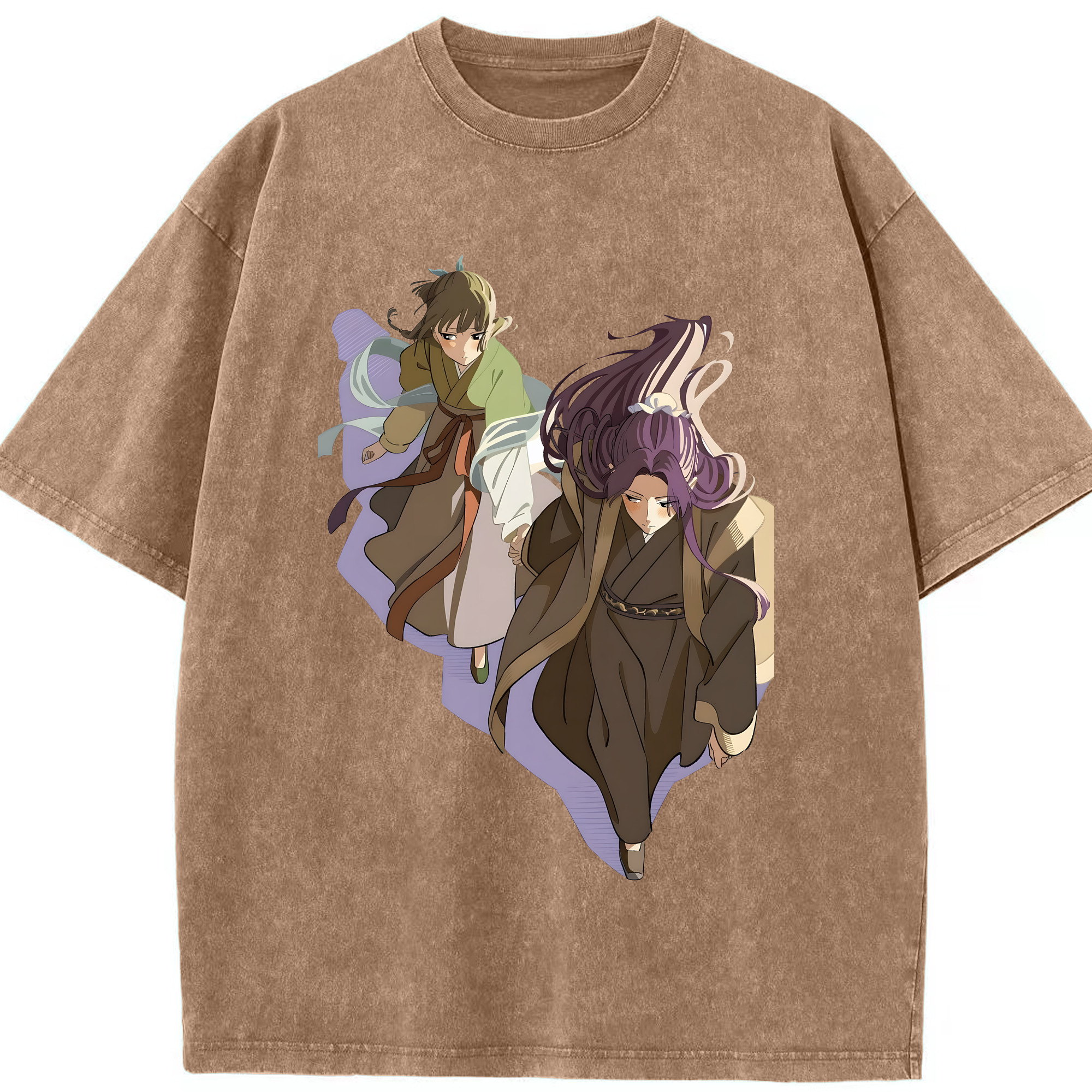 （画像用） 薬屋のひとりごと The Apothecary Diaries 綿100% ヴィンテージ風 半袖Tシャツ（フロントプリント）