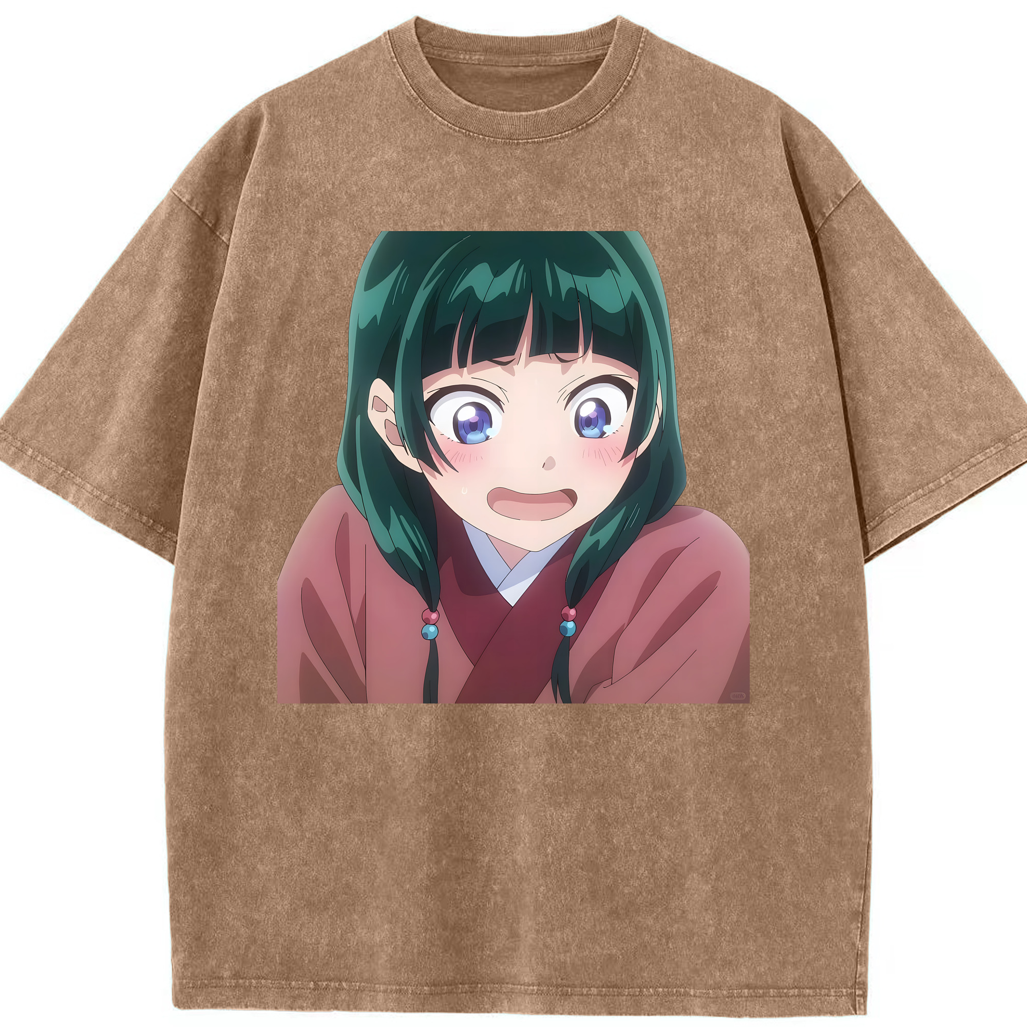 （画像用） 薬屋のひとりごと The Apothecary Diaries 綿100% ヴィンテージ風 半袖Tシャツ（フロントプリント）