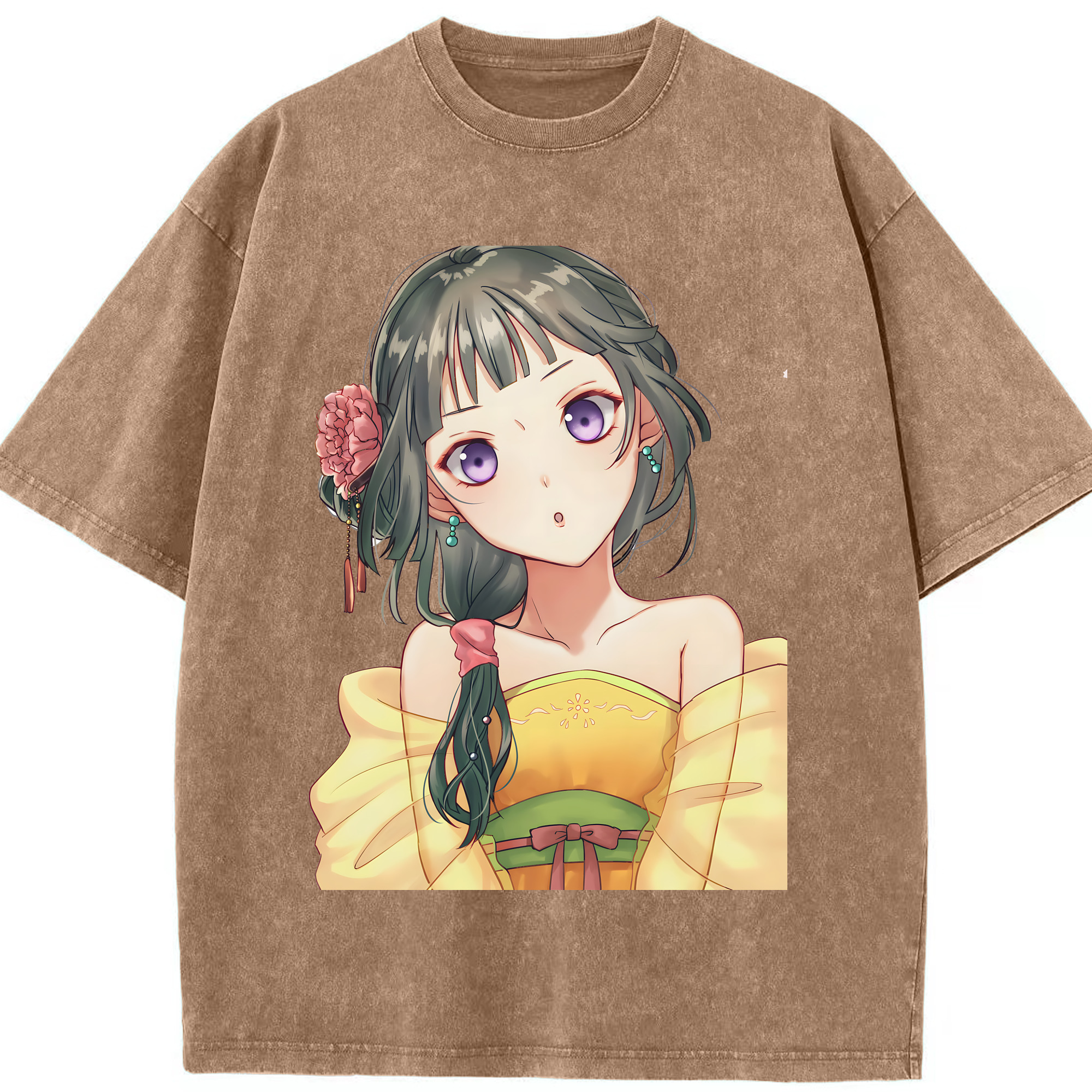 （画像用） 薬屋のひとりごと The Apothecary Diaries 綿100% ヴィンテージ風 半袖Tシャツ（フロントプリント）