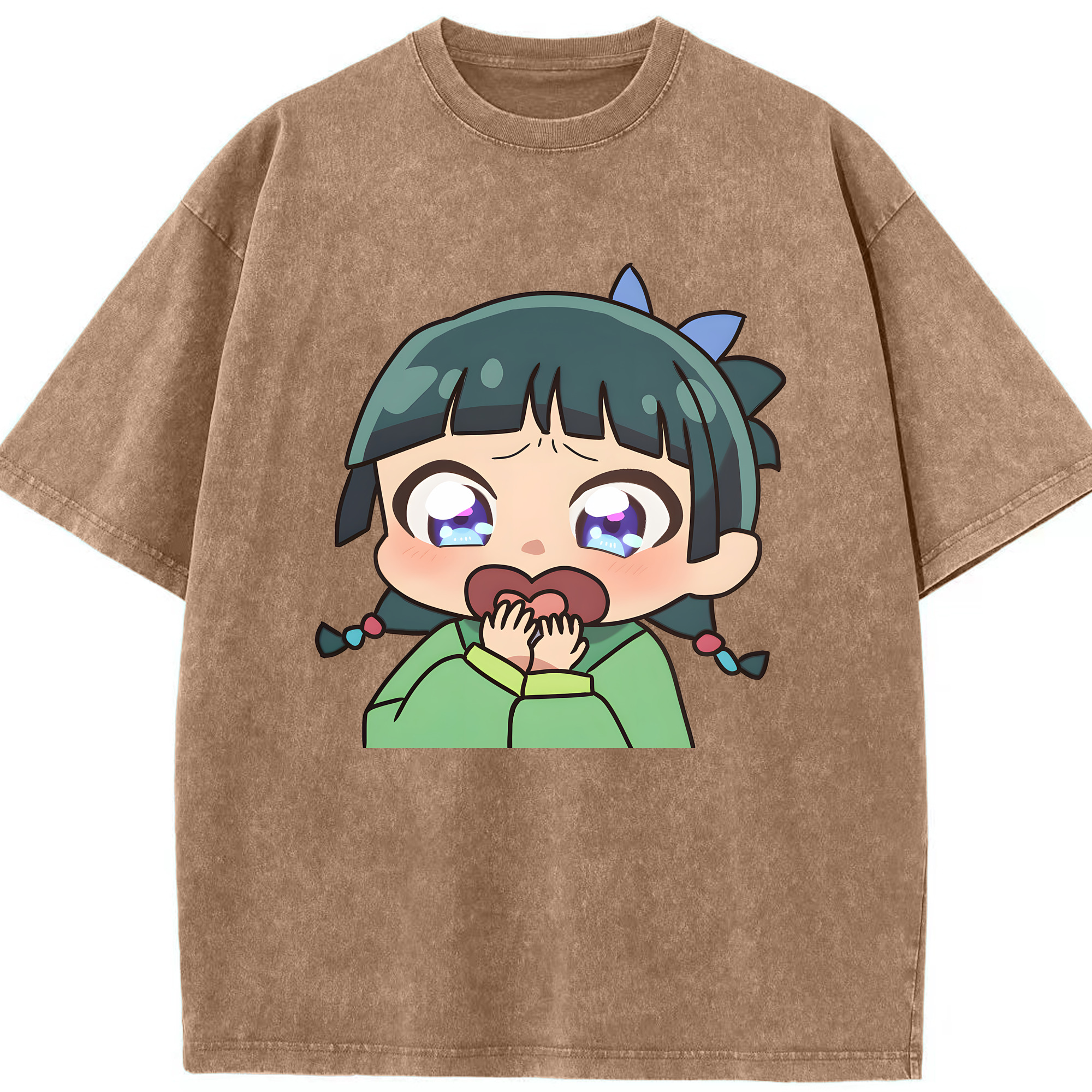 （画像用） 薬屋のひとりごと The Apothecary Diaries 綿100% ヴィンテージ風 半袖Tシャツ（フロントプリント）