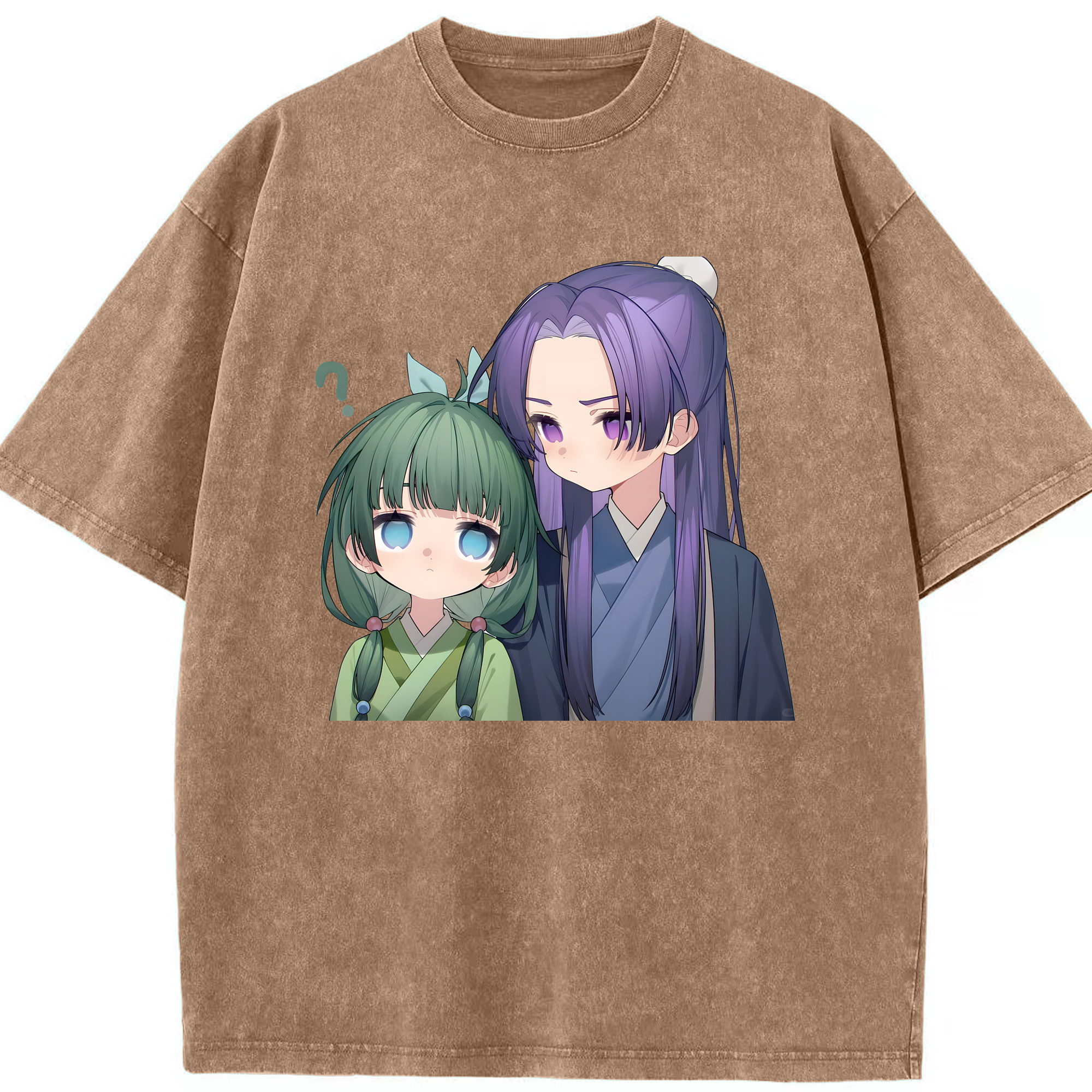 （画像用） 薬屋のひとりごと The Apothecary Diaries 綿100% ヴィンテージ風 半袖Tシャツ（フロントプリント）