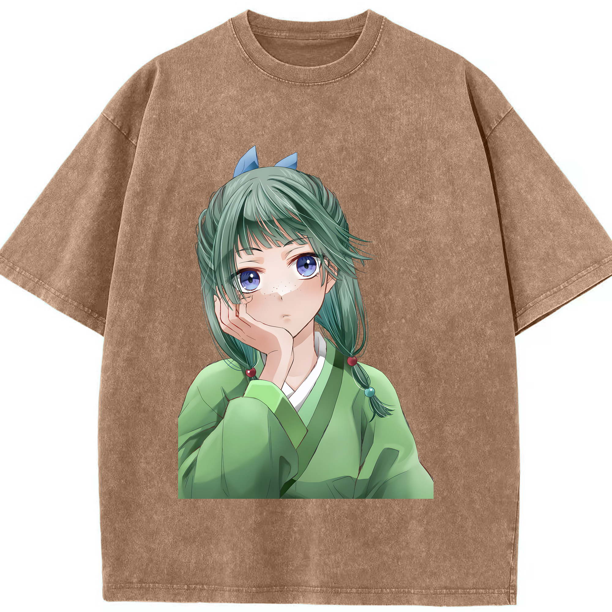 （画像用） 薬屋のひとりごと The Apothecary Diaries 綿100% ヴィンテージ風 半袖Tシャツ（フロントプリント）