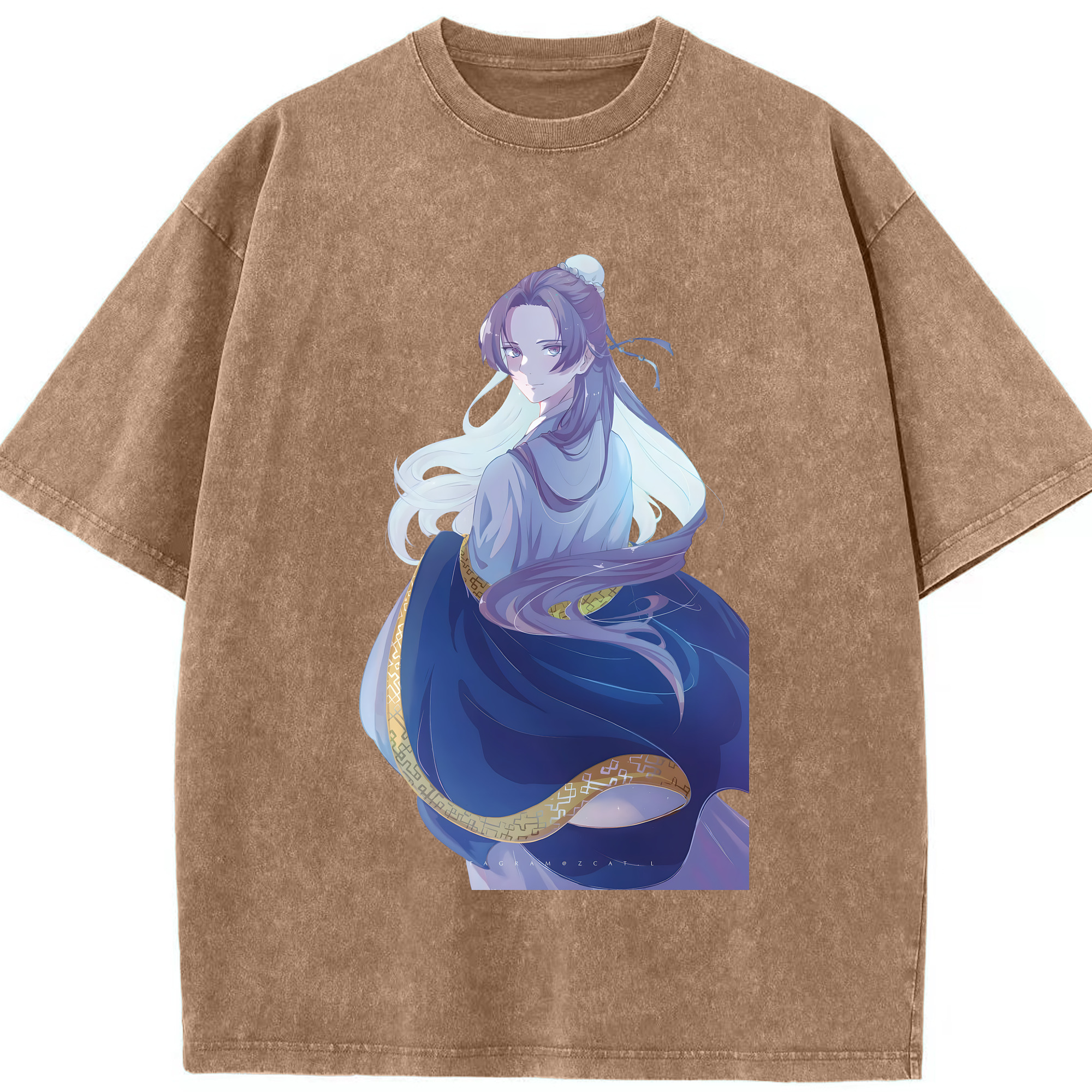 （画像用） 薬屋のひとりごと The Apothecary Diaries 綿100% ヴィンテージ風 半袖Tシャツ（フロントプリント）