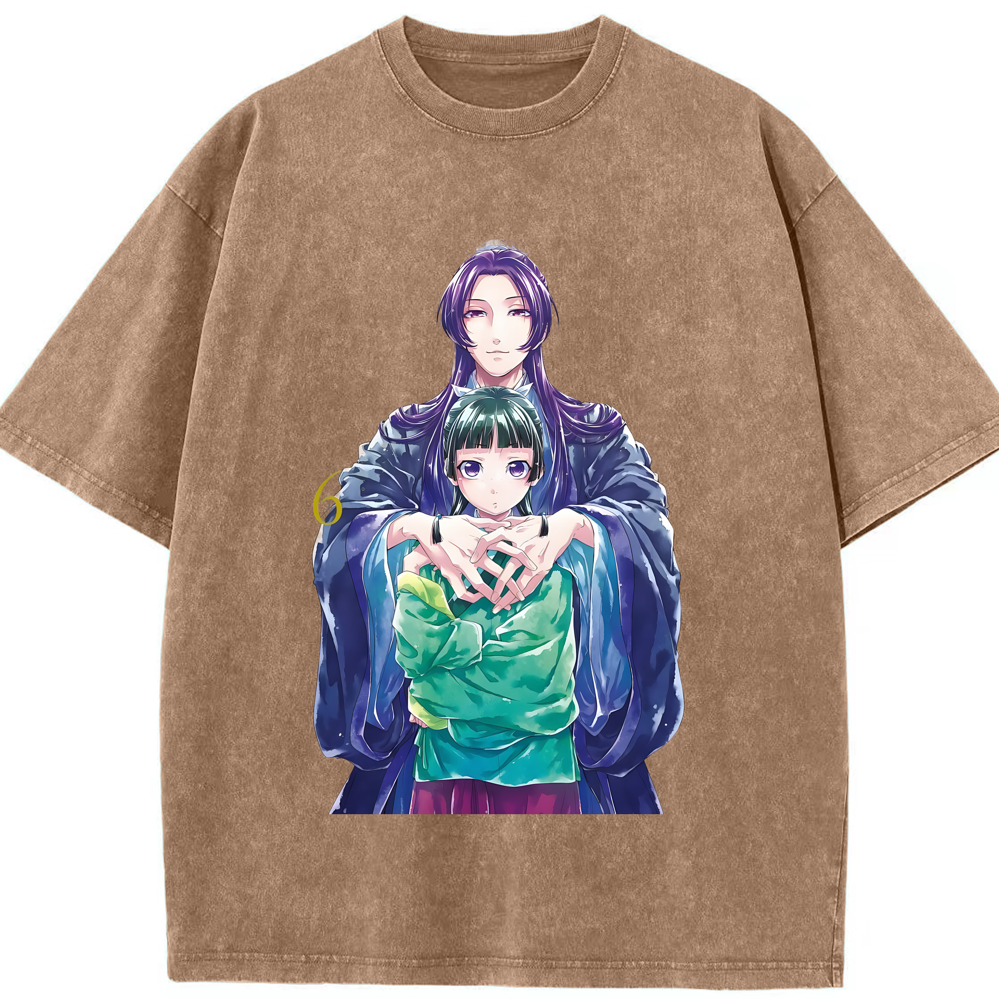 （画像用） 薬屋のひとりごと The Apothecary Diaries 綿100% ヴィンテージ風 半袖Tシャツ（フロントプリント）