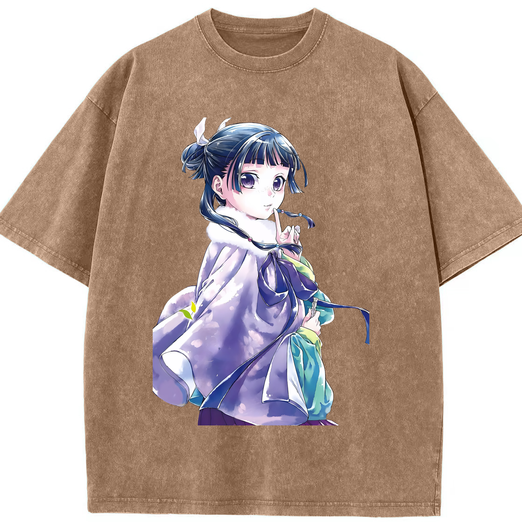 （画像用） 薬屋のひとりごと The Apothecary Diaries 綿100% ヴィンテージ風 半袖Tシャツ（フロントプリント）