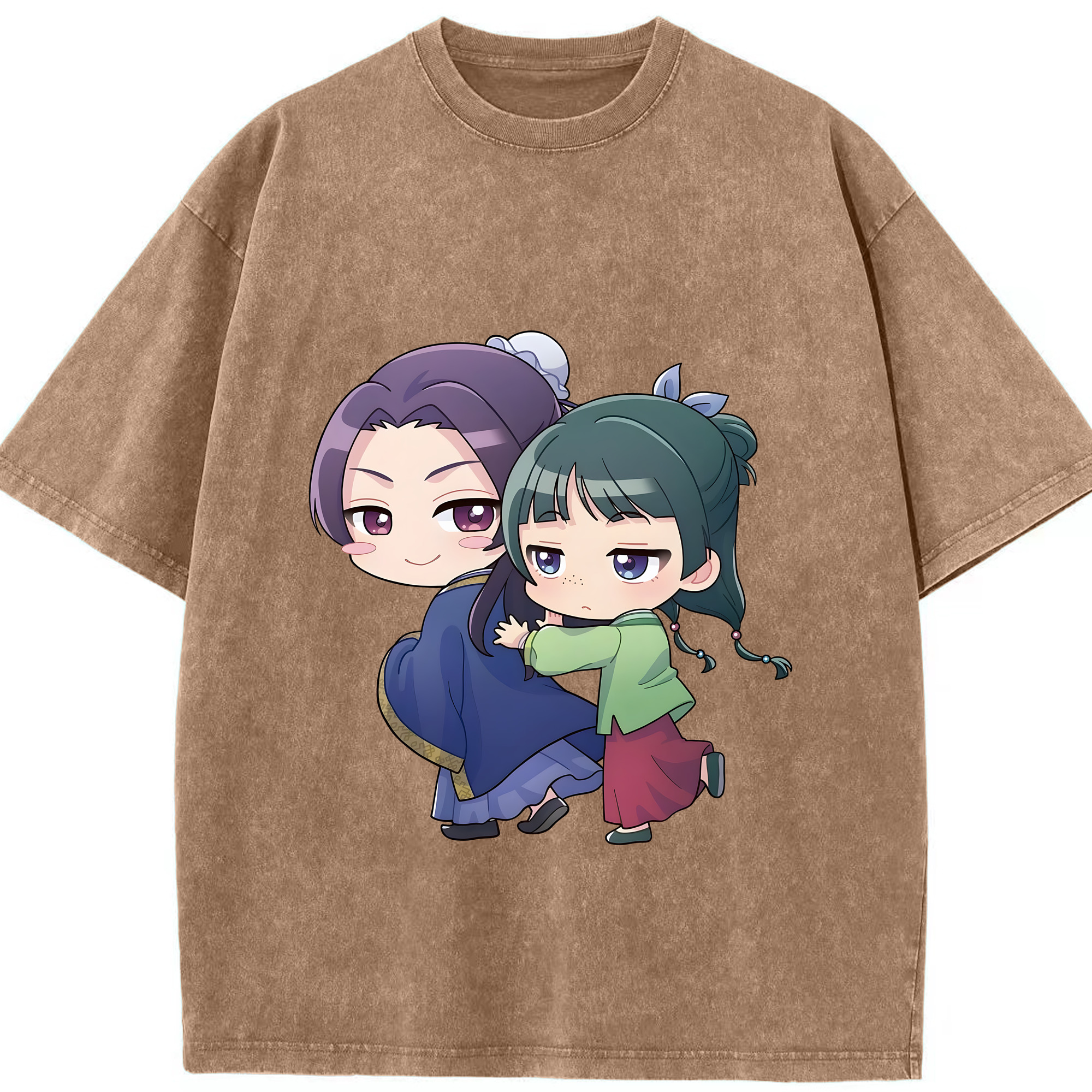 （画像用） 薬屋のひとりごと The Apothecary Diaries 綿100% ヴィンテージ風 半袖Tシャツ（フロントプリント）