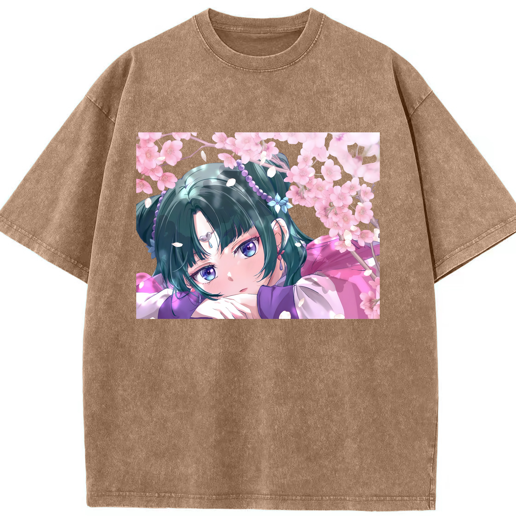 （画像用） 薬屋のひとりごと The Apothecary Diaries 綿100% ヴィンテージ風 半袖Tシャツ（フロントプリント）